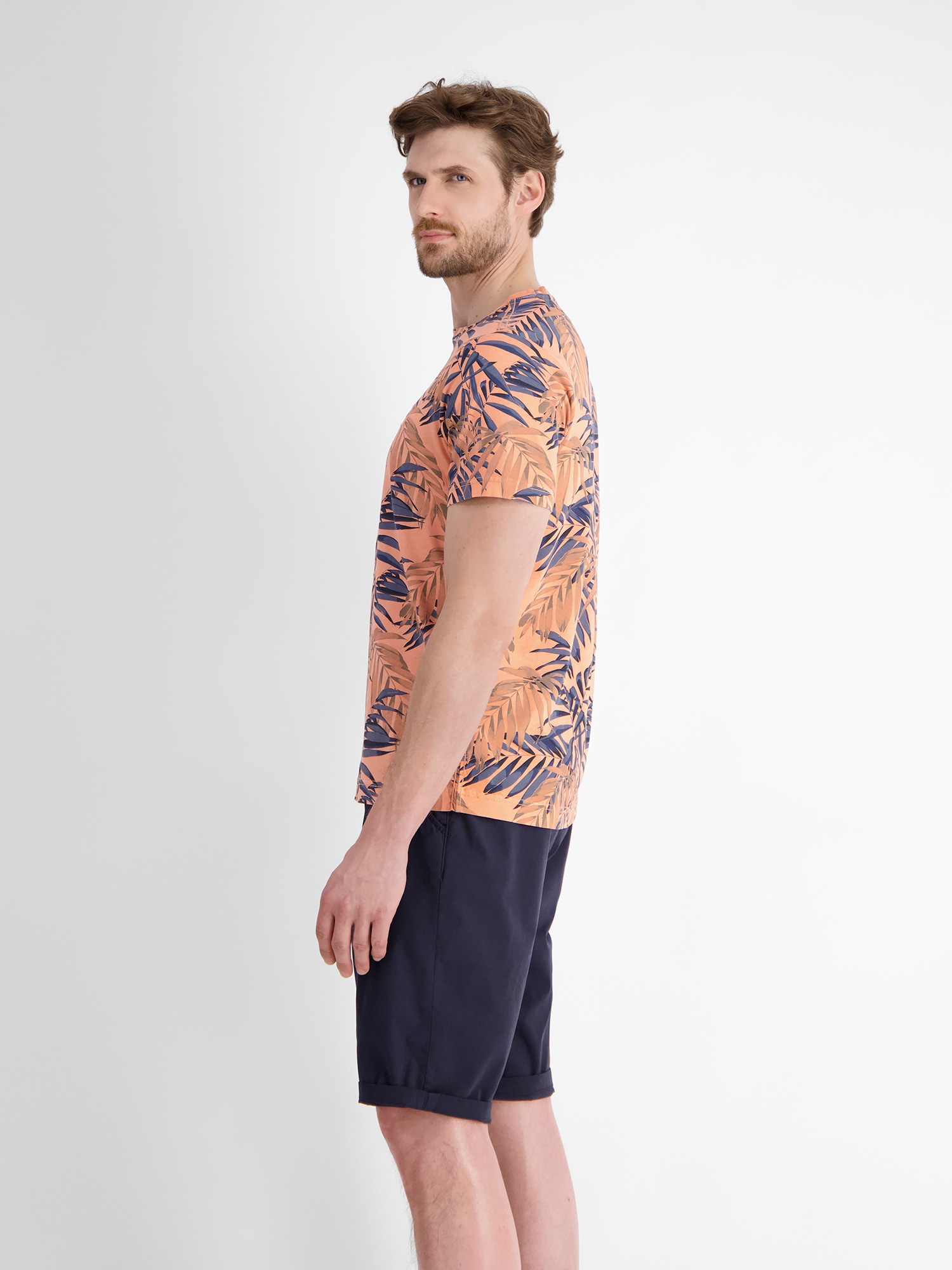 LERROS T-Shirt »LERROS Herren T-Shirt, sommerlich floral bedruckt«