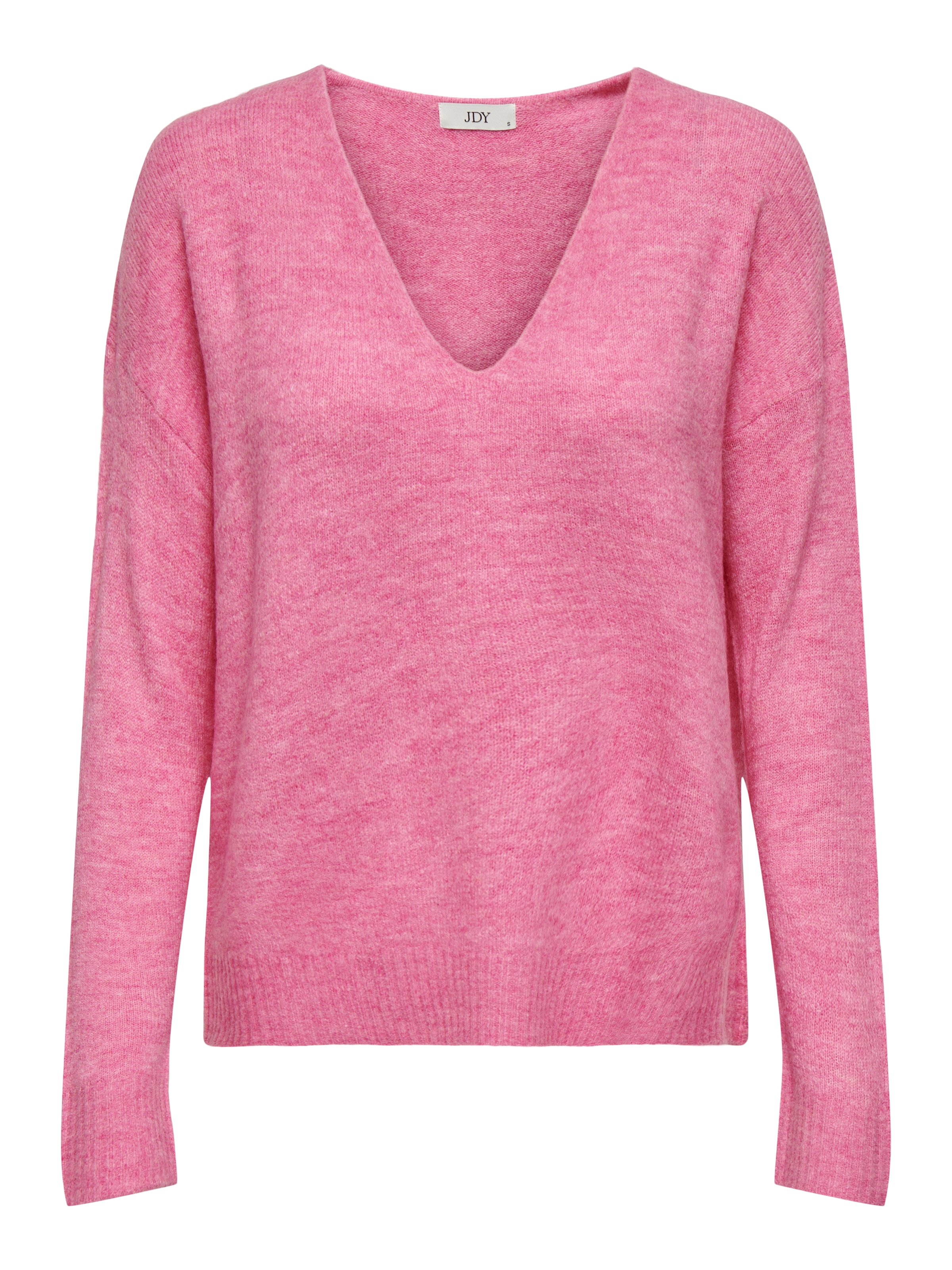 JDY V-Ausschnitt-Pullover »JDYELANORA L/S V-NECK PULLO. KNT NOOS«, mit leicht überschnittenen Schultern
