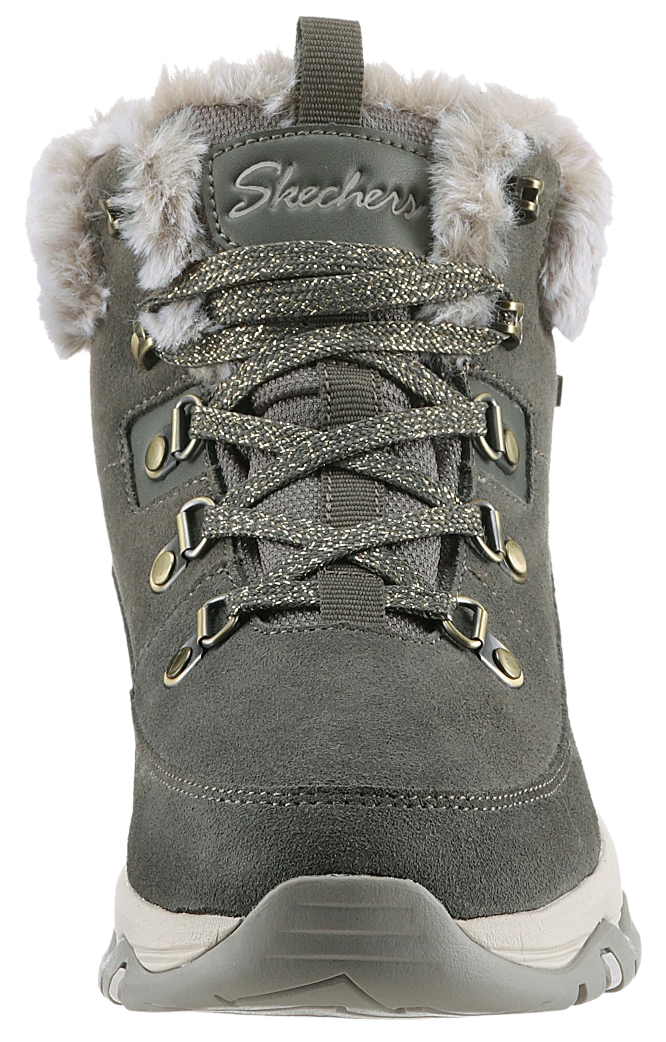 Skechers Winterboots »TREGO-«, Chunky Boots, Freizeitschuh, Winterstiefel mit Plateausohle