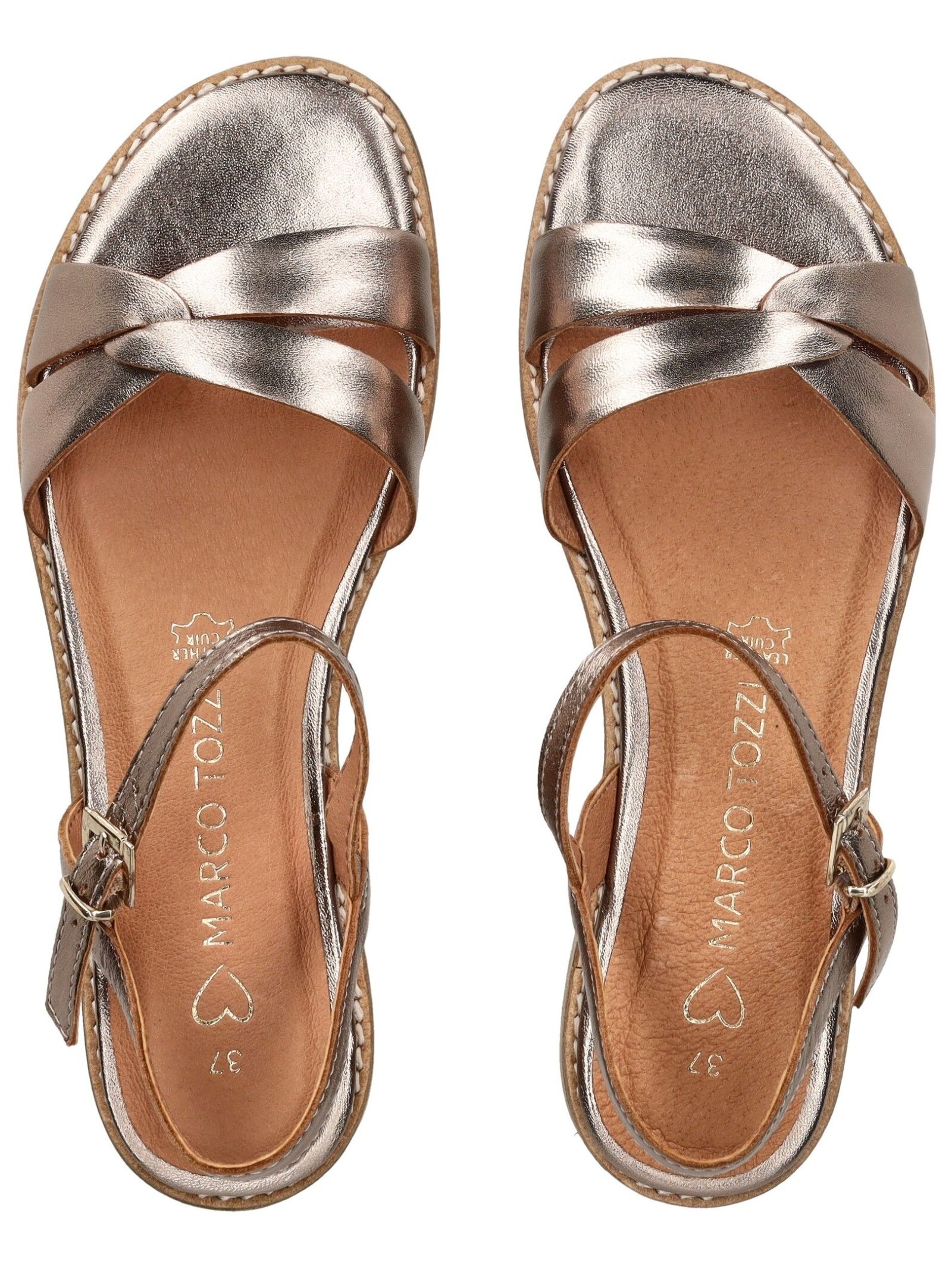 MARCO TOZZI Riemchensandale »Marco Tozzi Sandalen Leder«