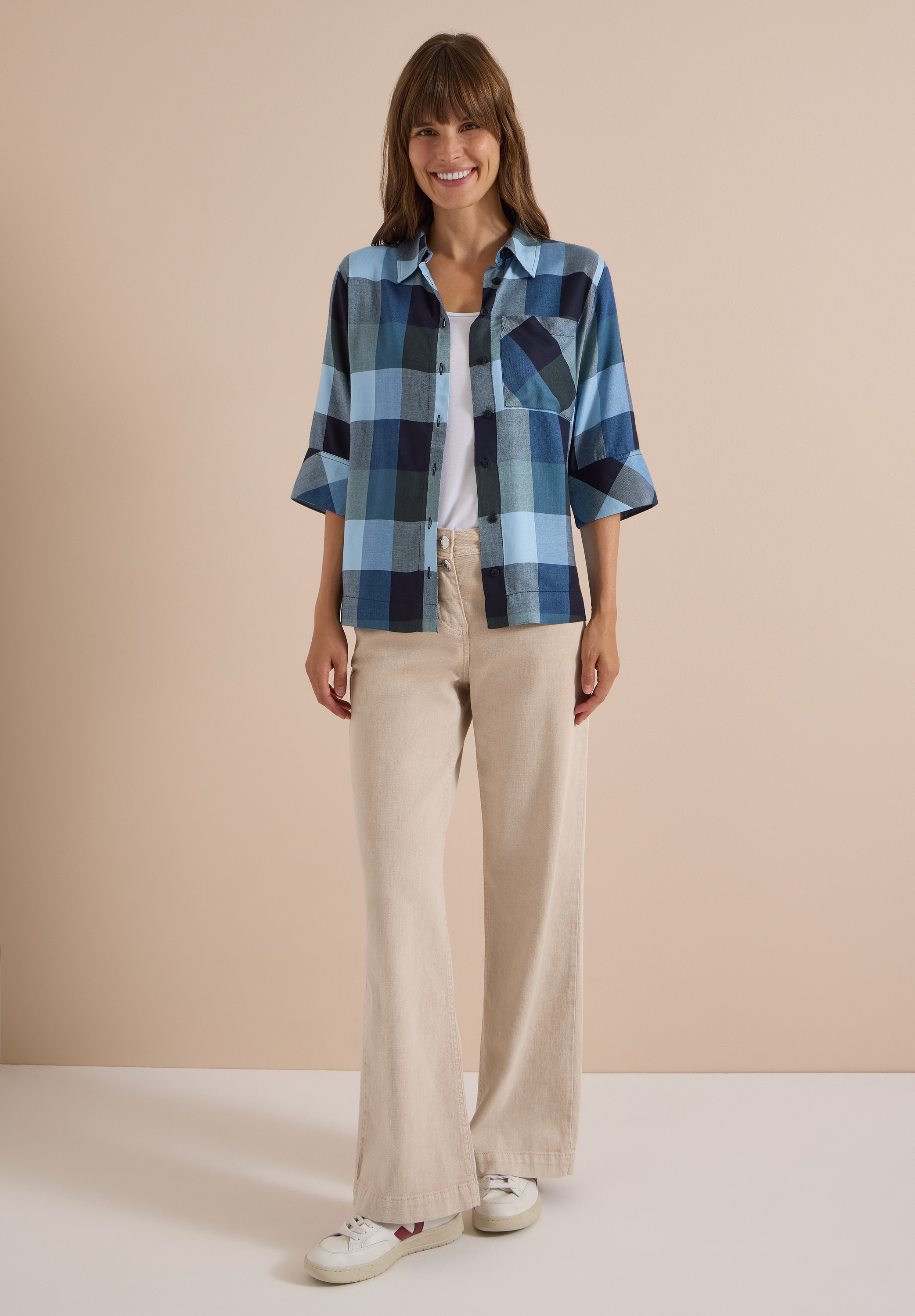 Cecil Karobluse aus softer Viskose
