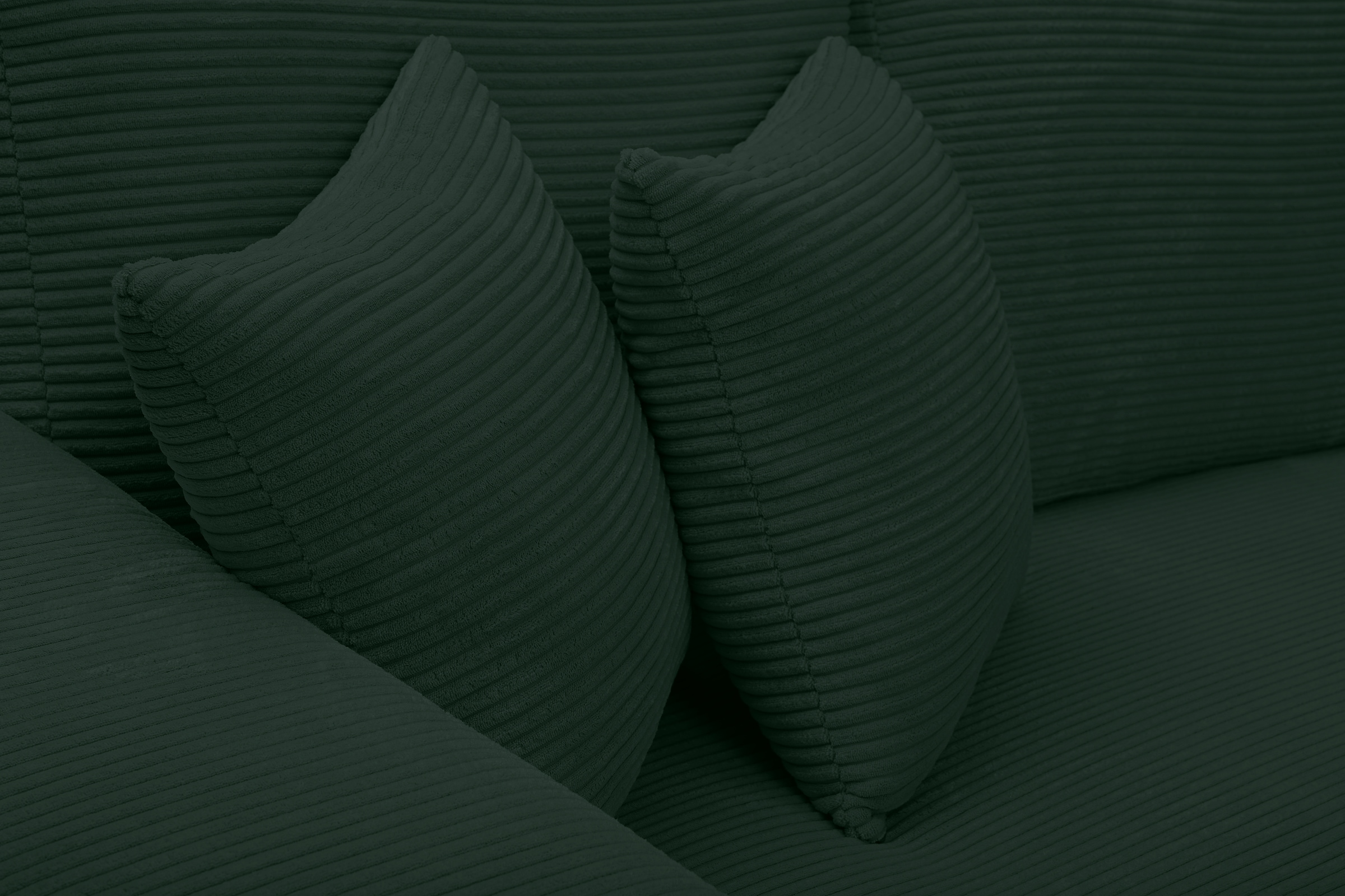 WERK2 Ecksofa »Eden modern und zeitlos, geschmackvolles Sofa, Breite 286cm, L-Form«, Design Ecksofa in Cord mit besonders weichem Sitzkomfort