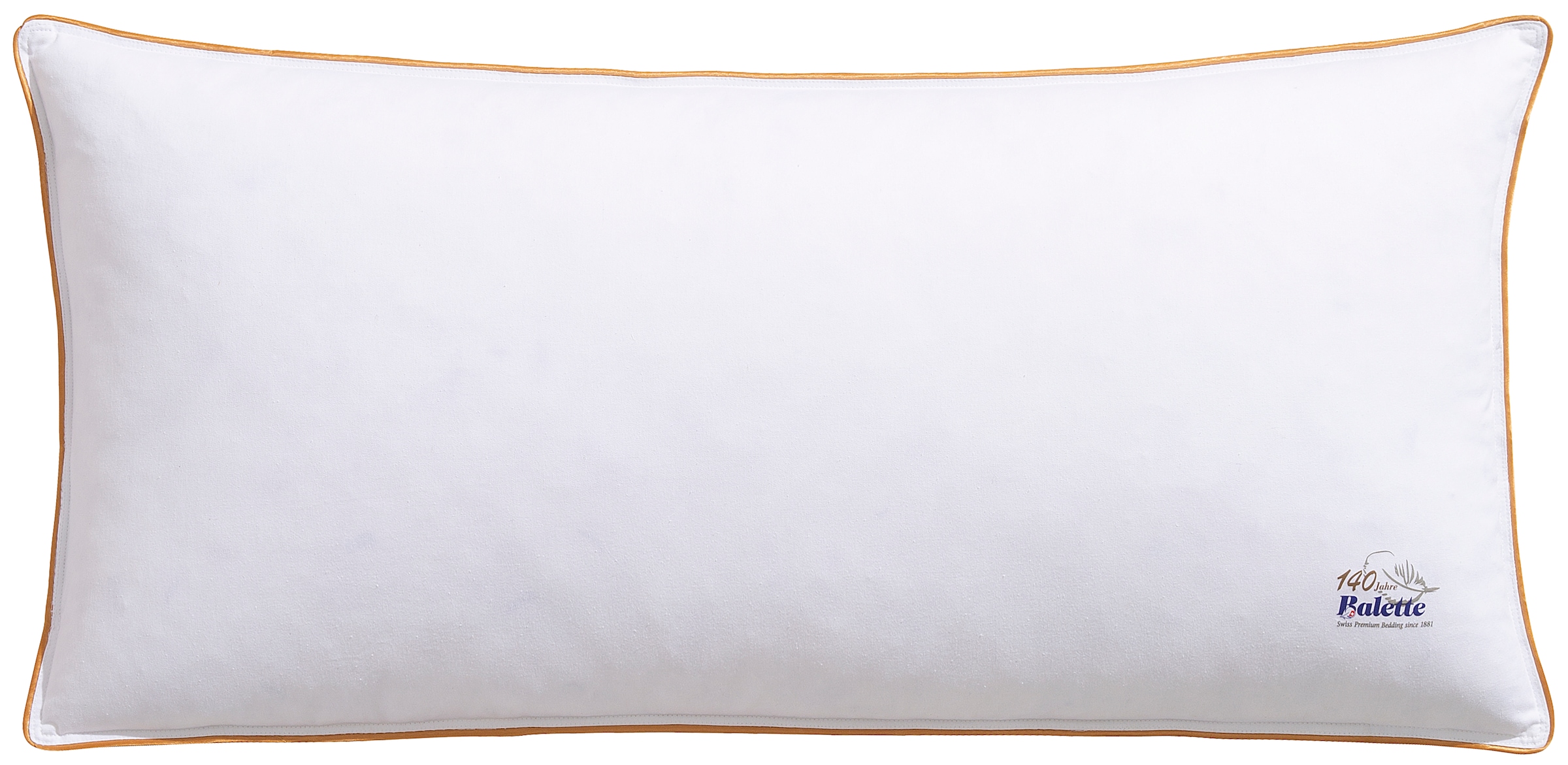 Balette Federkopfkissen "Edition 140 Jahre, allergikerfreundlich, Made in Germany" Füllung: 85% Federn und 15% Daunen 1 Stk. tlg. Kopfkissen 40x80 cm, 80x80 cm, allergikergeeignet, Made in Germany