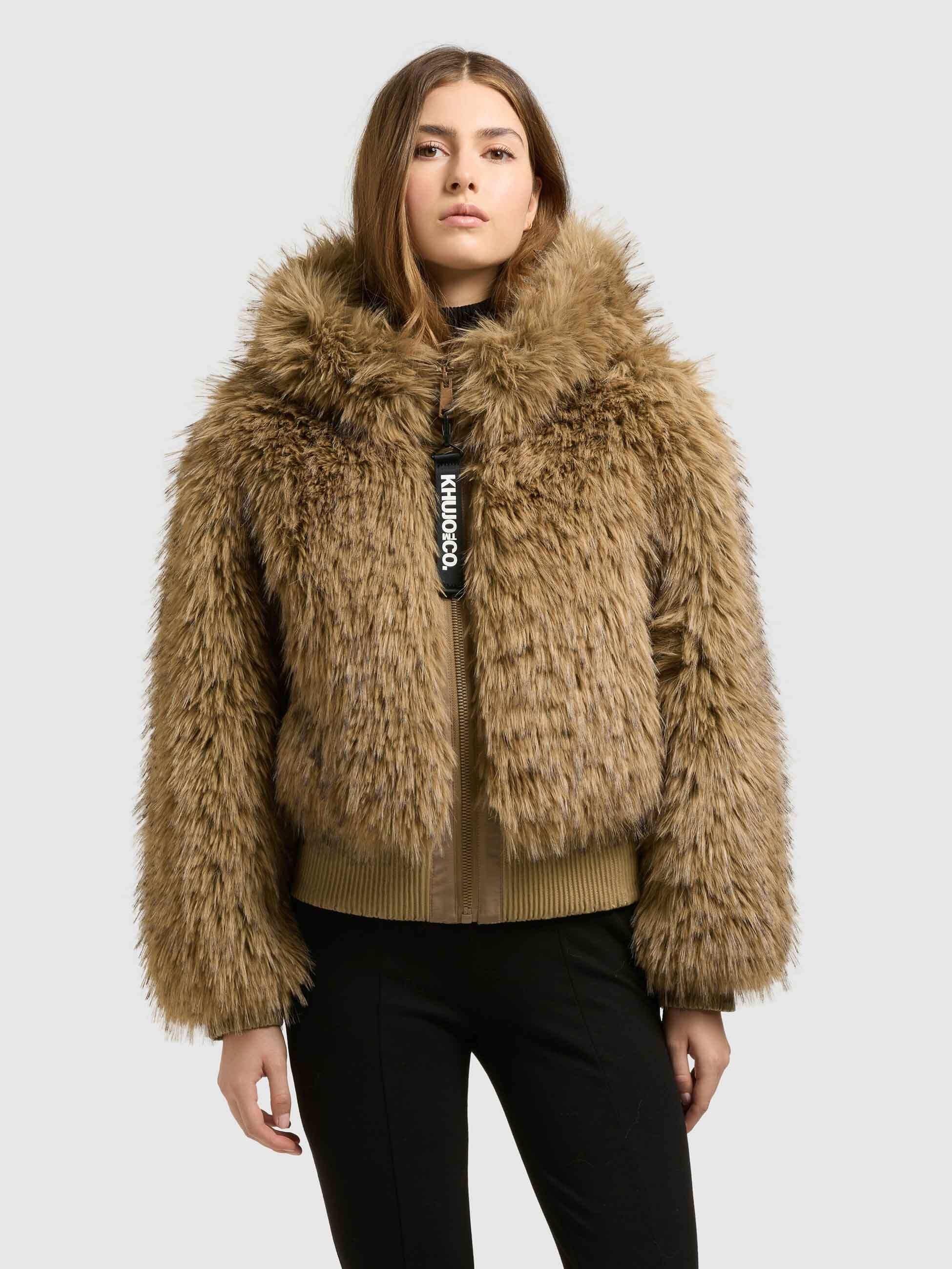 khujo Blouson »LAYNE« mit Kapuze