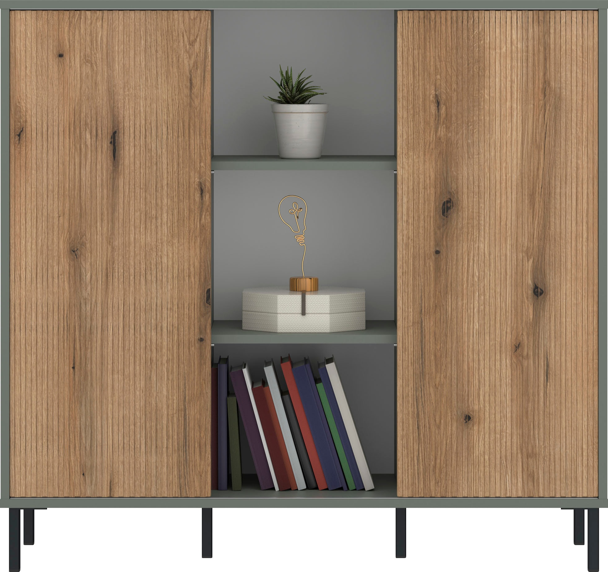 INOSIGN Highboard »Pozzi«, Höhe ca.105 cm