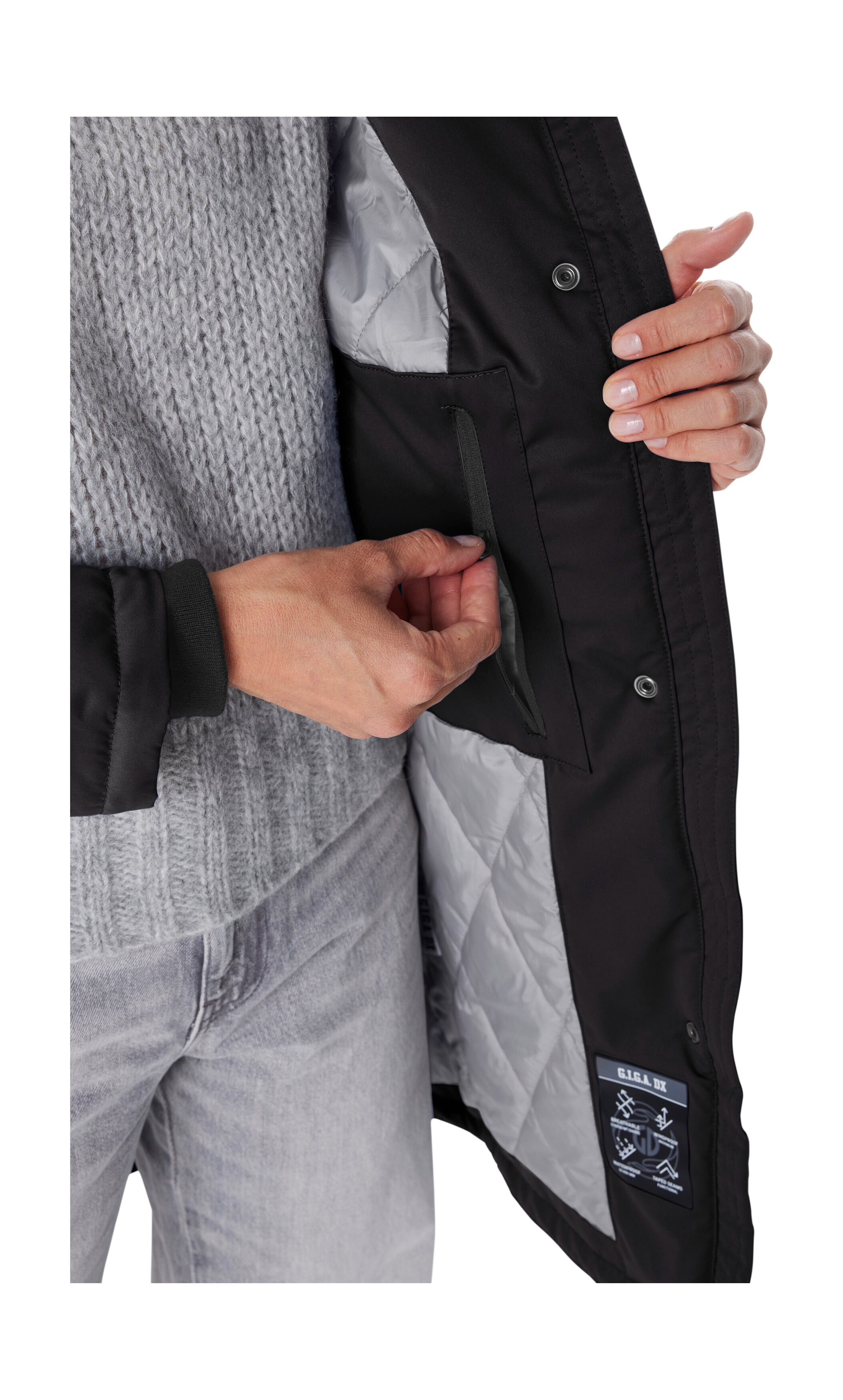 G.I.G.A. DX by killtec Parka »GW 93 WMN PRK« wasserdicht, atmungsaktiv, 2-Wege-Reißverschluss