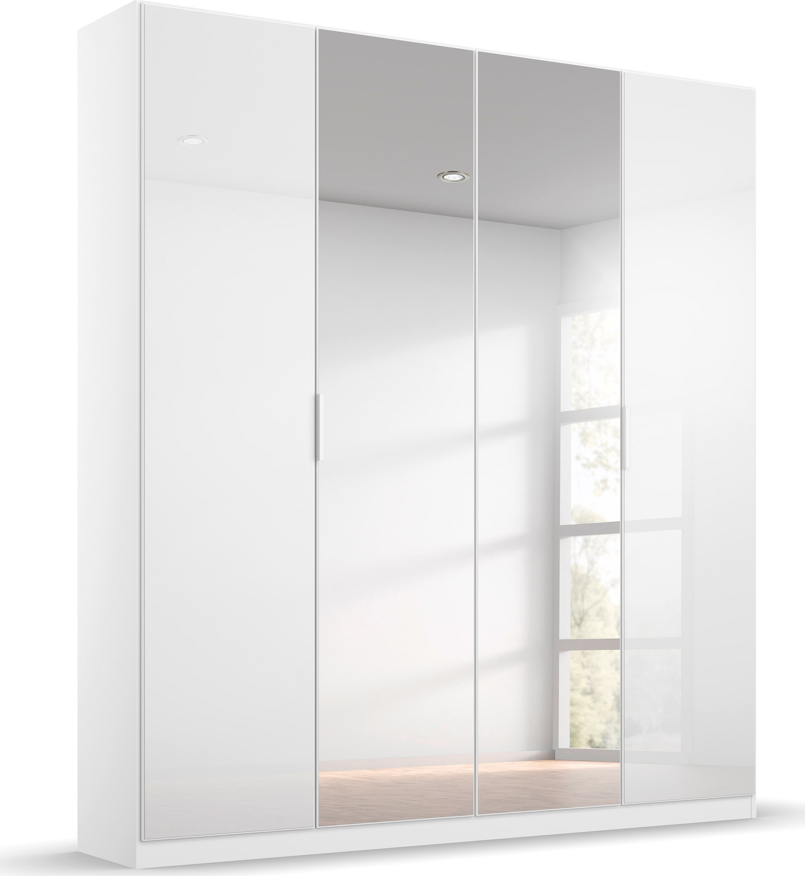 rauch Drehtürenschrank "Kleiderschrank Schrank Garderobe KOLUNA mit Glastür günstig online kaufen