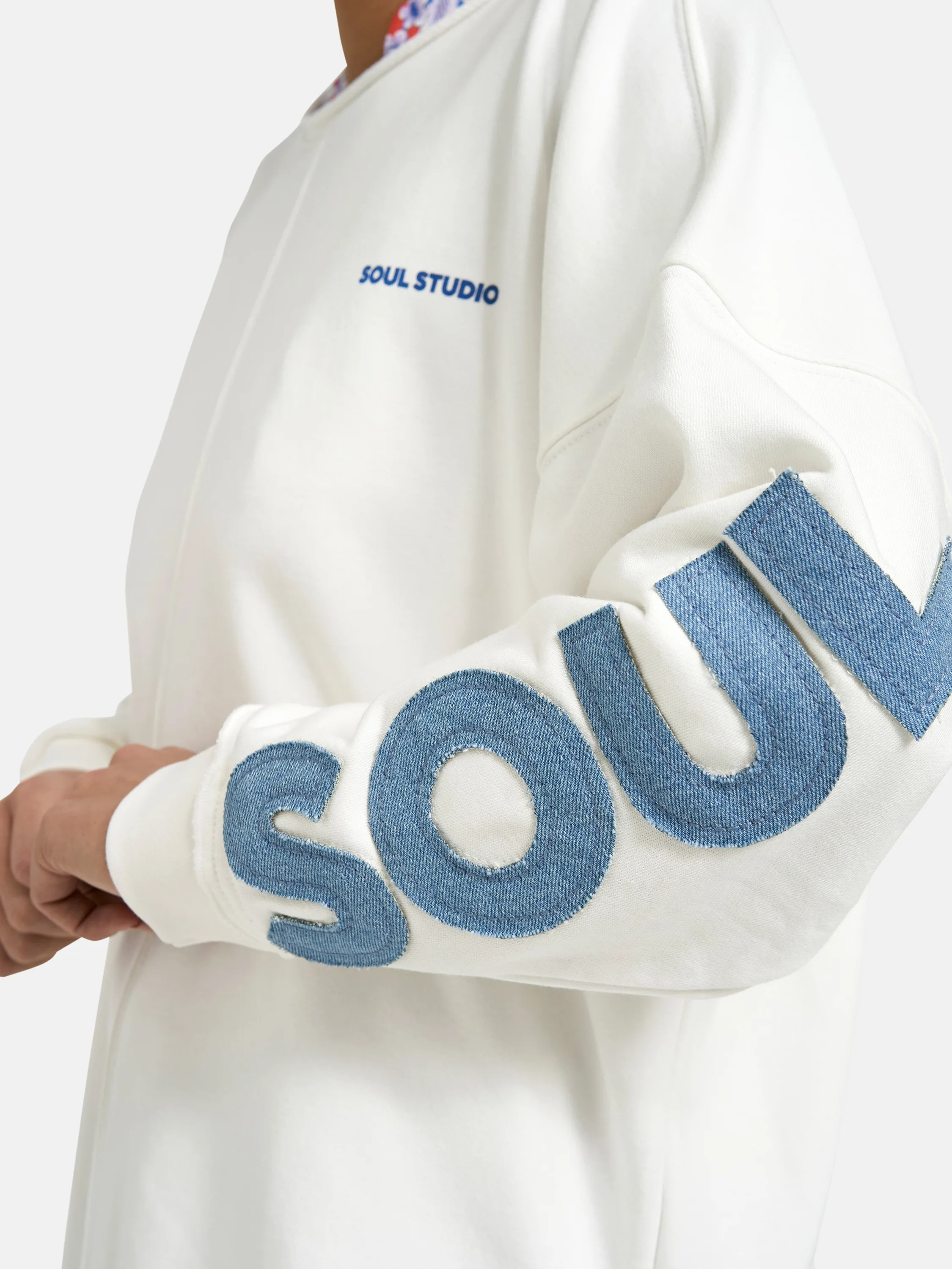 Thumbnail - Smith & Soul Sweatshirt, mit Aufnähern, oversize