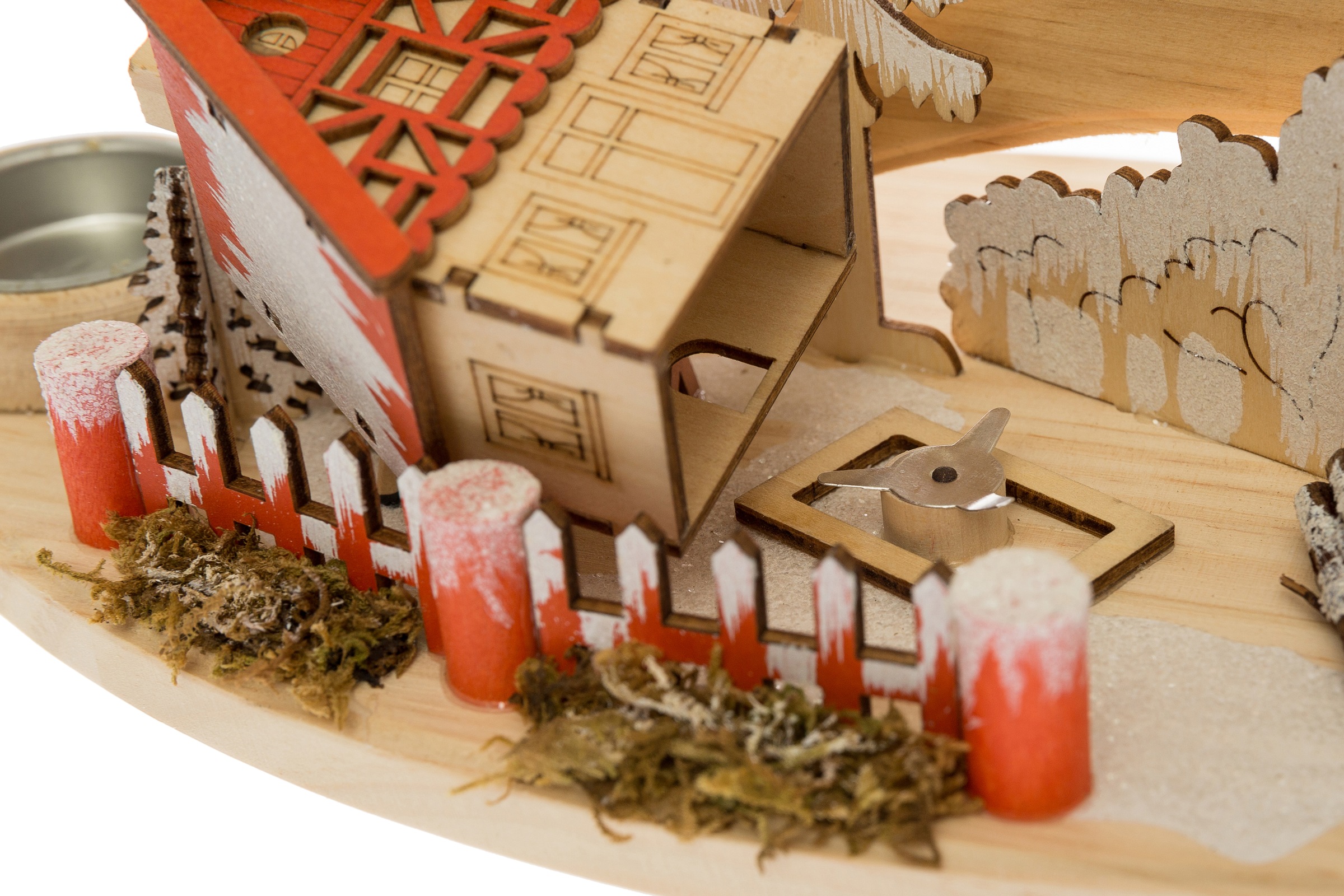my home St.), bestellen »Weihnachtsdeko«, (1 BAUR Winterlandschaft aus Holz | Teelichthalter