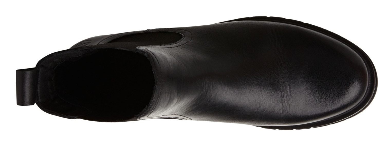 Tamaris Chelseaboots, Blockabsatz, Businessschuh, Schlupfboots, Stiefelette, Logoprägung