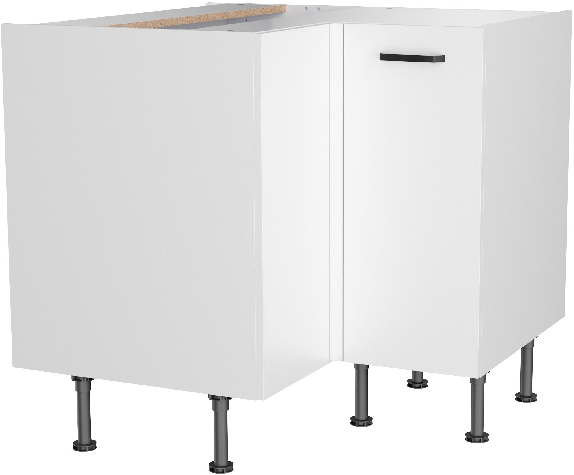 KOCHSTATION Unterschrank »KS-Paula« 90 x 90 cm breit, 87 cm hoch, mit 2 Türen, 1 Einlegeboden