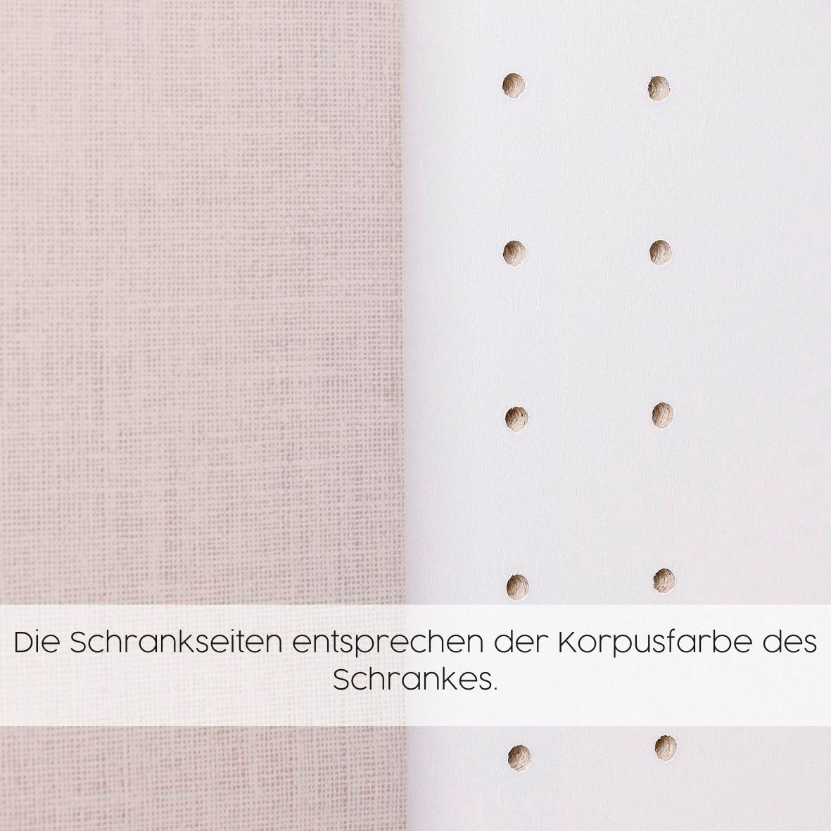 rauch Drehtürenschrank »Kleiderschrank Schrank Garderobe Wäscheschrank NAGATA viel Stauraum«, (in 3 verschiedenen Ausstattungen BASIC/CLASSIC/PREMIUM), mit Schubladen sowie Stangengriffen TOPSELLER MADE IN GERMANY