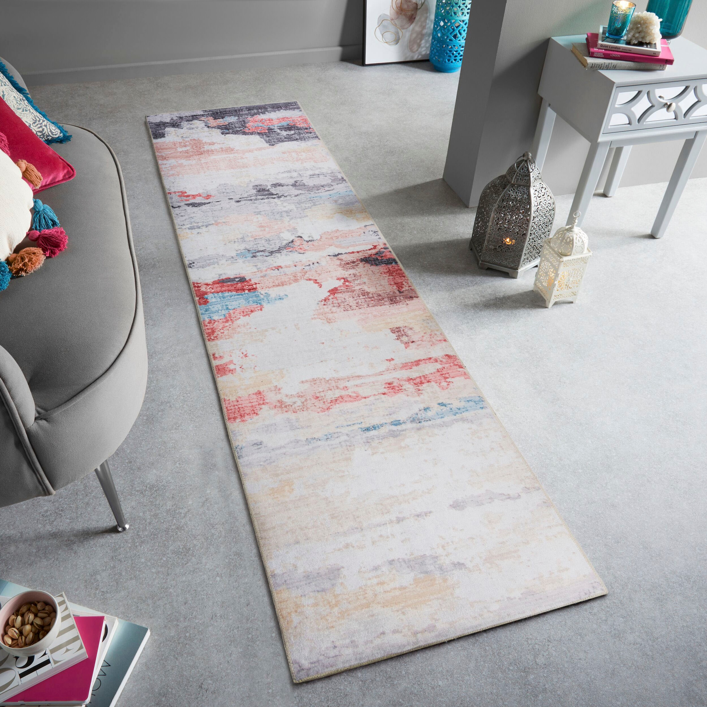 FLAIR RUGS Teppich "WENTWORT" rechteckig 2 mm Höhe Faltbar mit Tragetasche günstig online kaufen