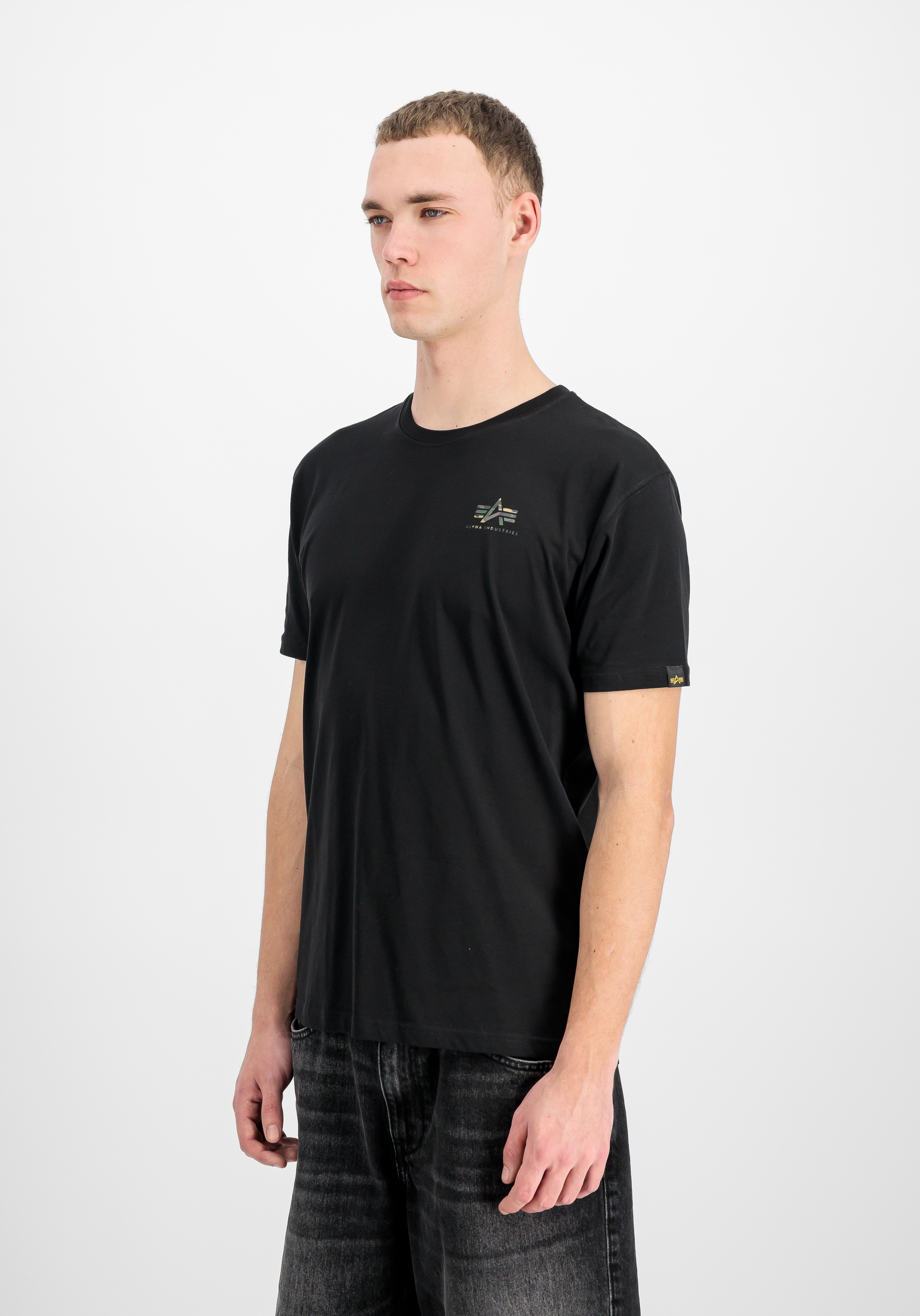 Alpha Industries T-Shirt "Backprint T-Shirt Mirror Camo"