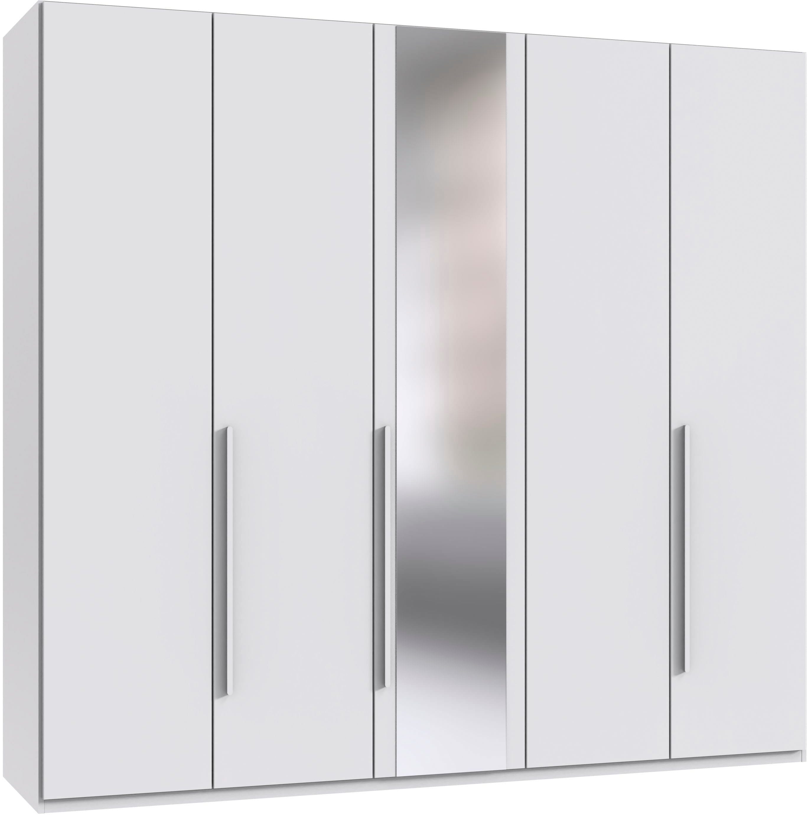 Wimex Drehtürenschrank "London in den Breiten 180cm, 225cm und 270cm erhältlich, inkl. Spiegel" Kleiderschrank wahlweise mit Basic- o. Premium-Ausstattung erhältlich