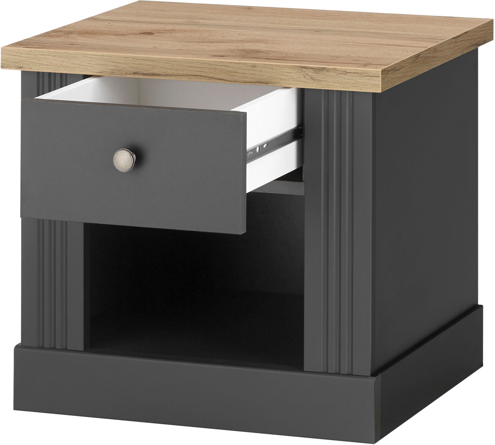 Home affaire Schlafzimmer-Set »Westminster«, Bett Liegefläche 180/200cm und 2 Nachtkommoden