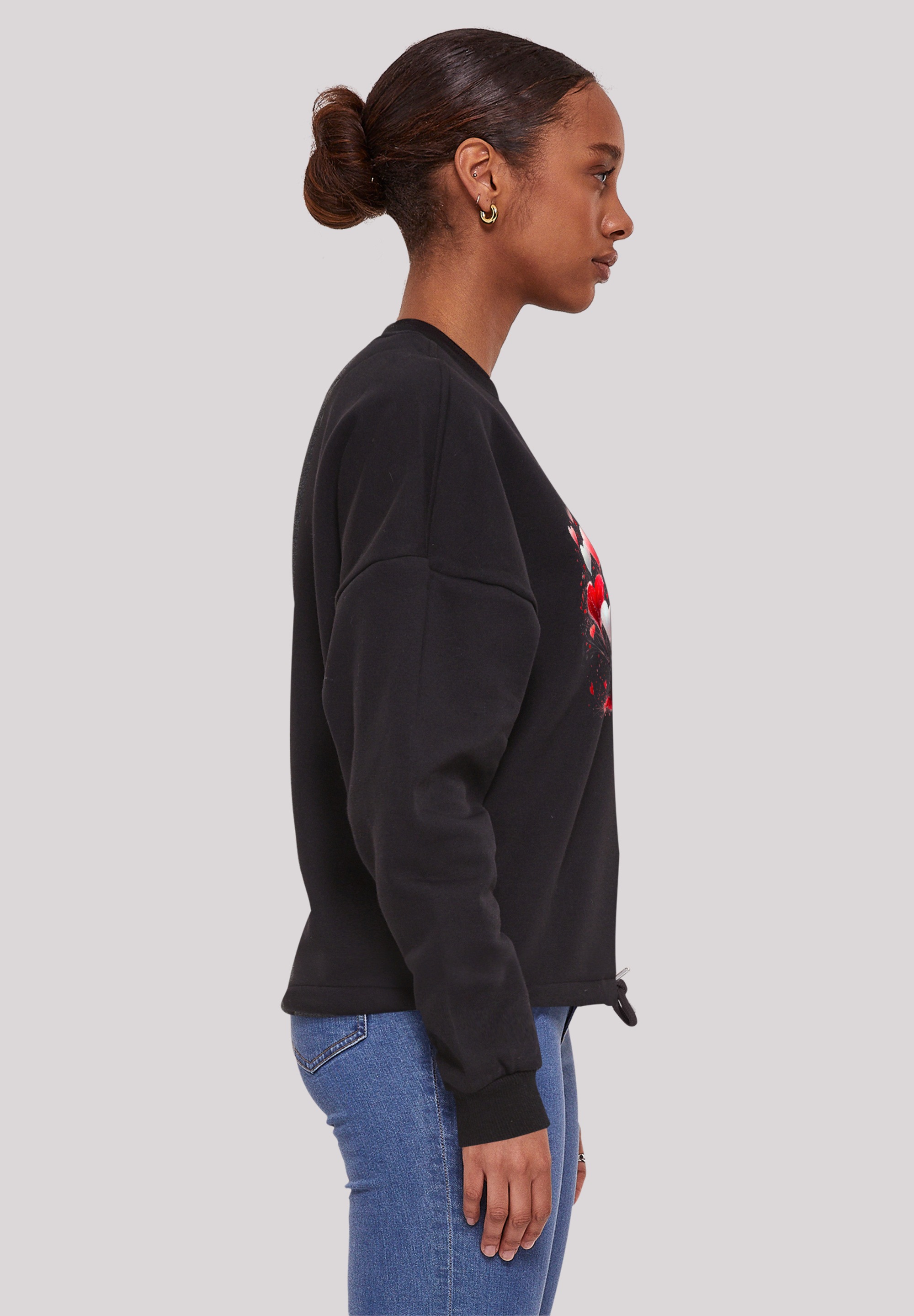 F4NT4STIC Sweatshirt »Herzbaum Be Mine!«, Premium Qualität