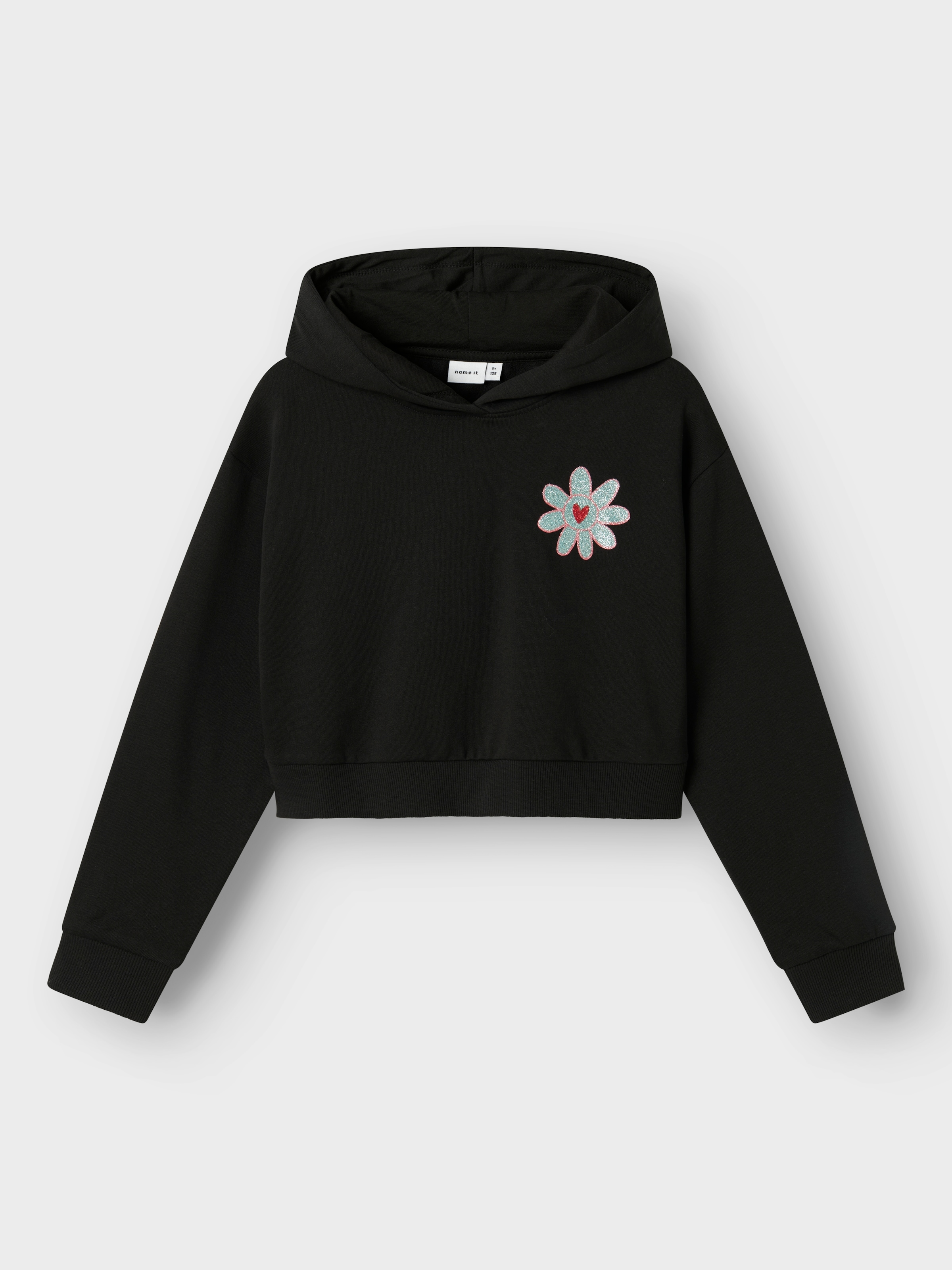 Name It Sweatshirt »NKFKORY LS CROP BOXY SWE WH BRU PS NOOS«