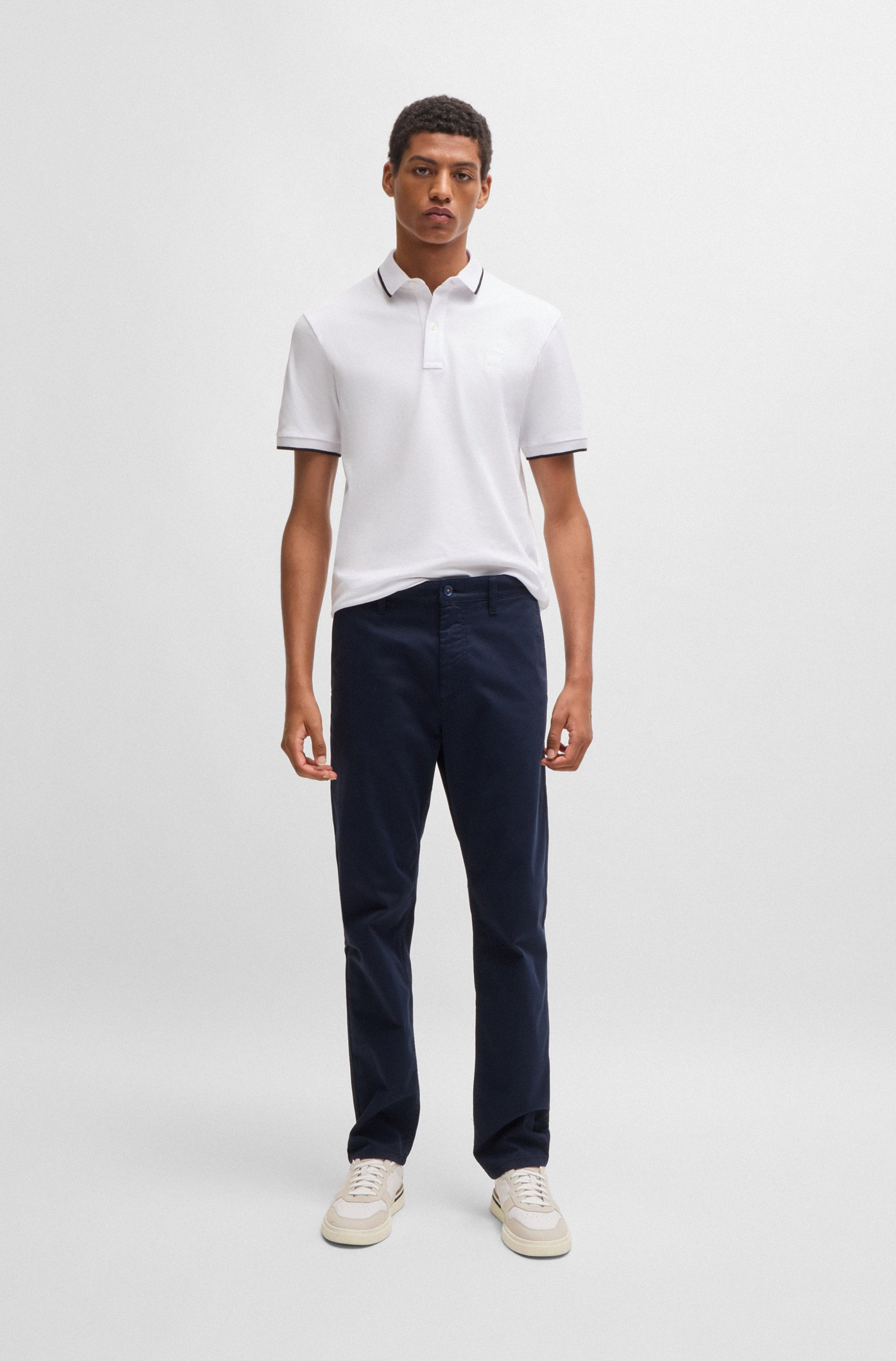 BOSS ORANGE Poloshirt »Passertip«, mit BOSS Logo-Badge