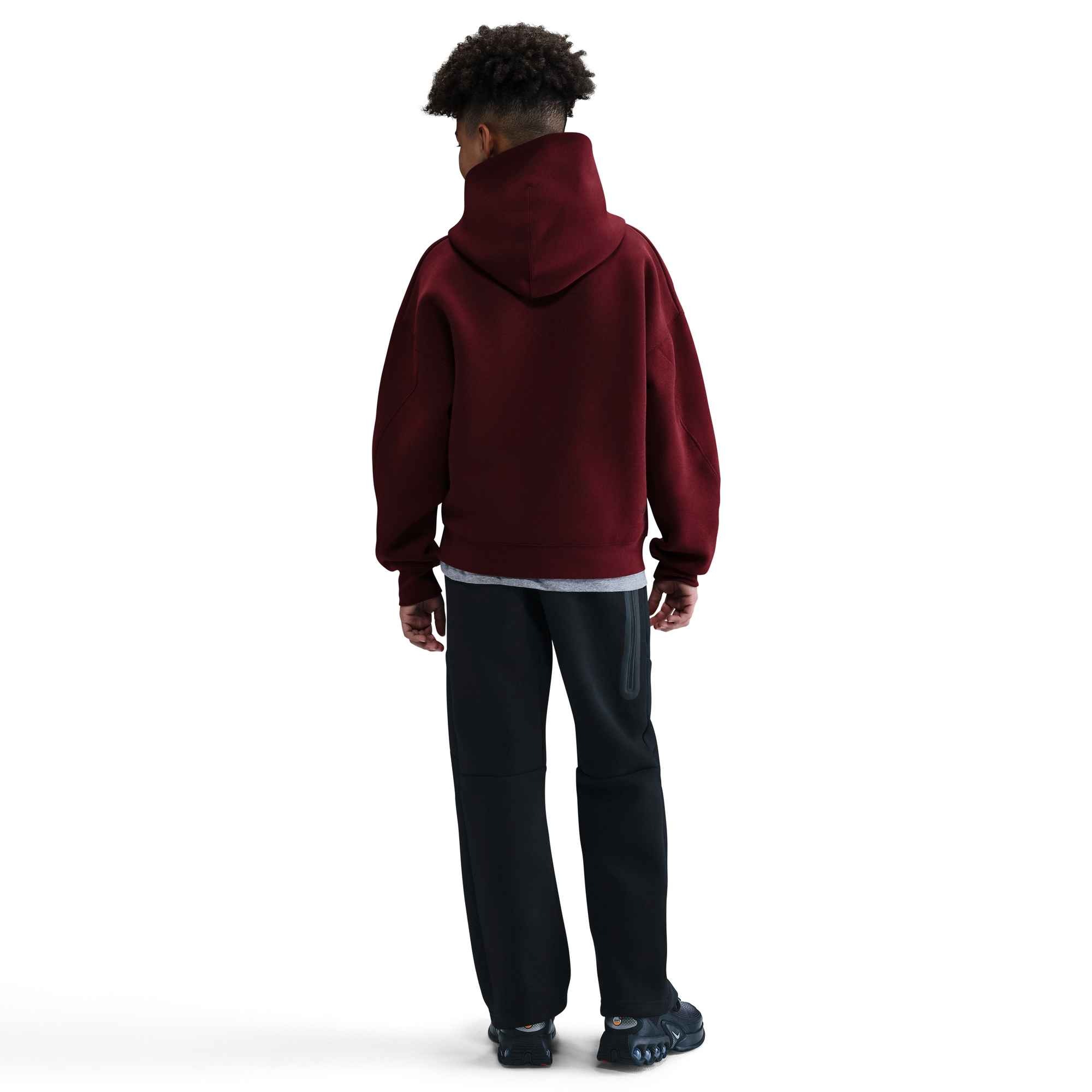 Nike Sportswear Sporthose »B NSW TCH FLC OH PANT«  mit elastischem Bund und Kordelzug, aus Baumwollmischung in Sweatware