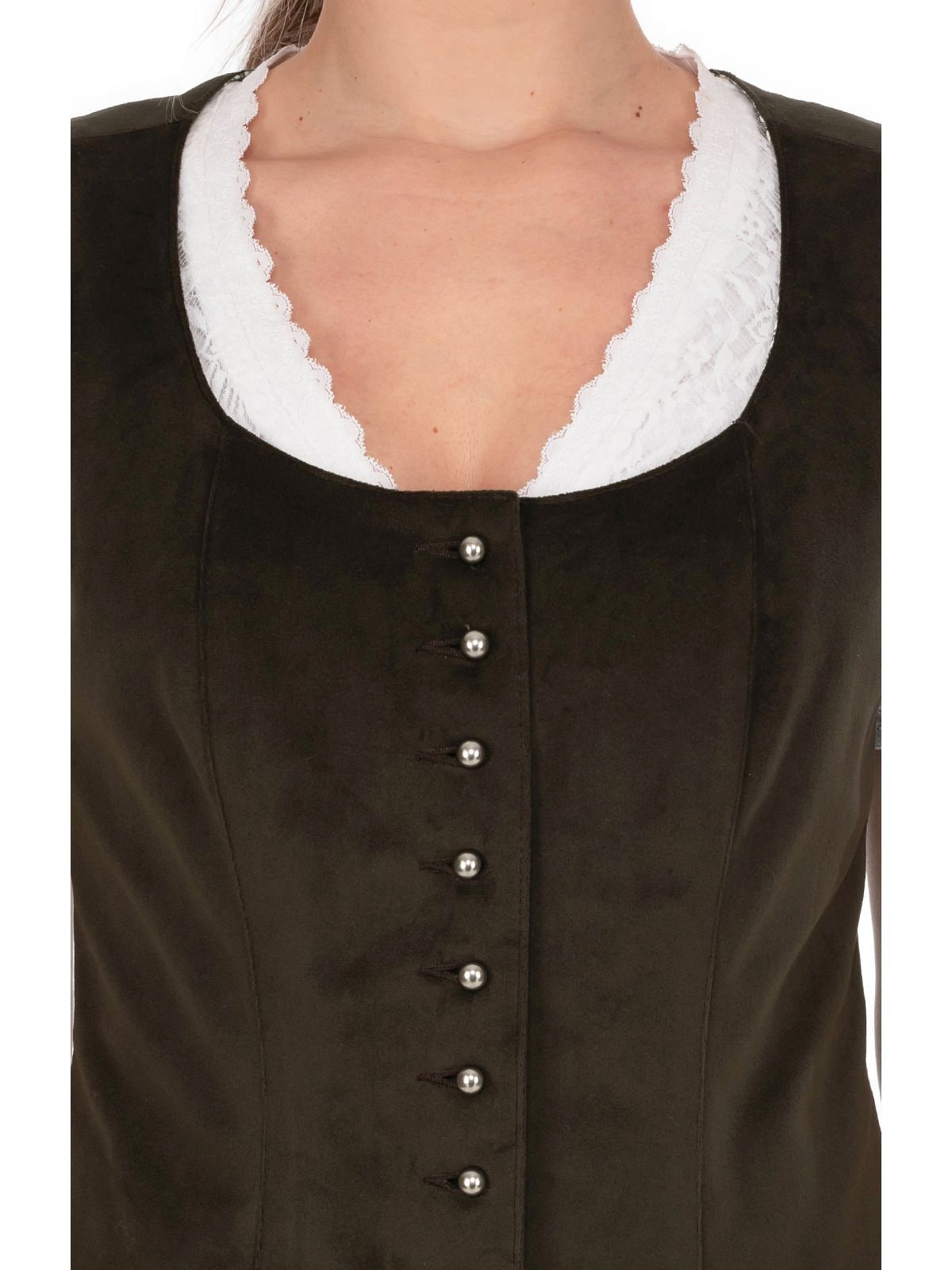 OS-Trachten Trachtenbluse »Mieder 453001-3060«