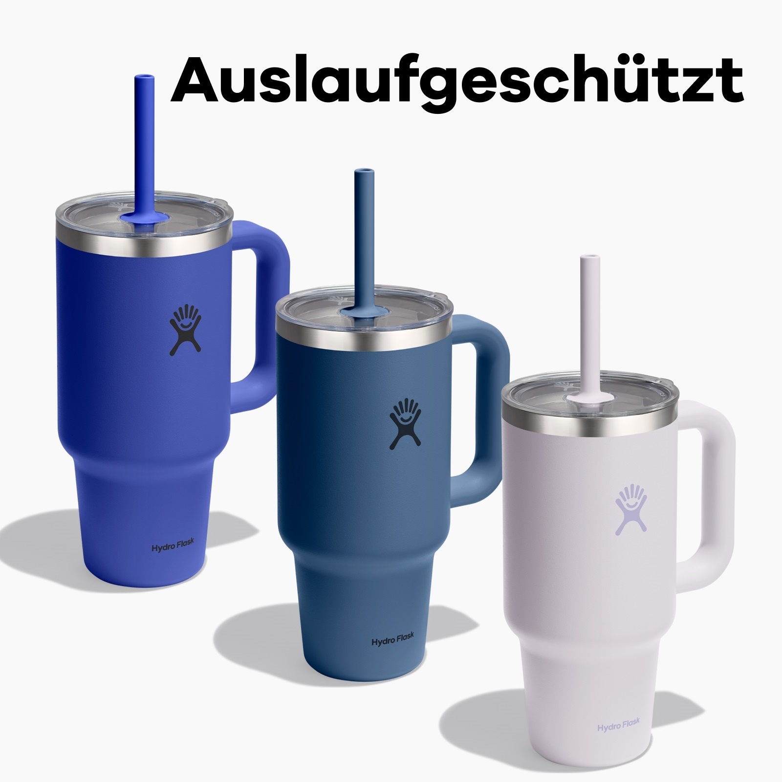 Hydro Flask Thermobecher »24 OZ Travel Tumbler Clear Lid, 710 ml« Kompatibel mit Eindrückzubehör der Größe Medium