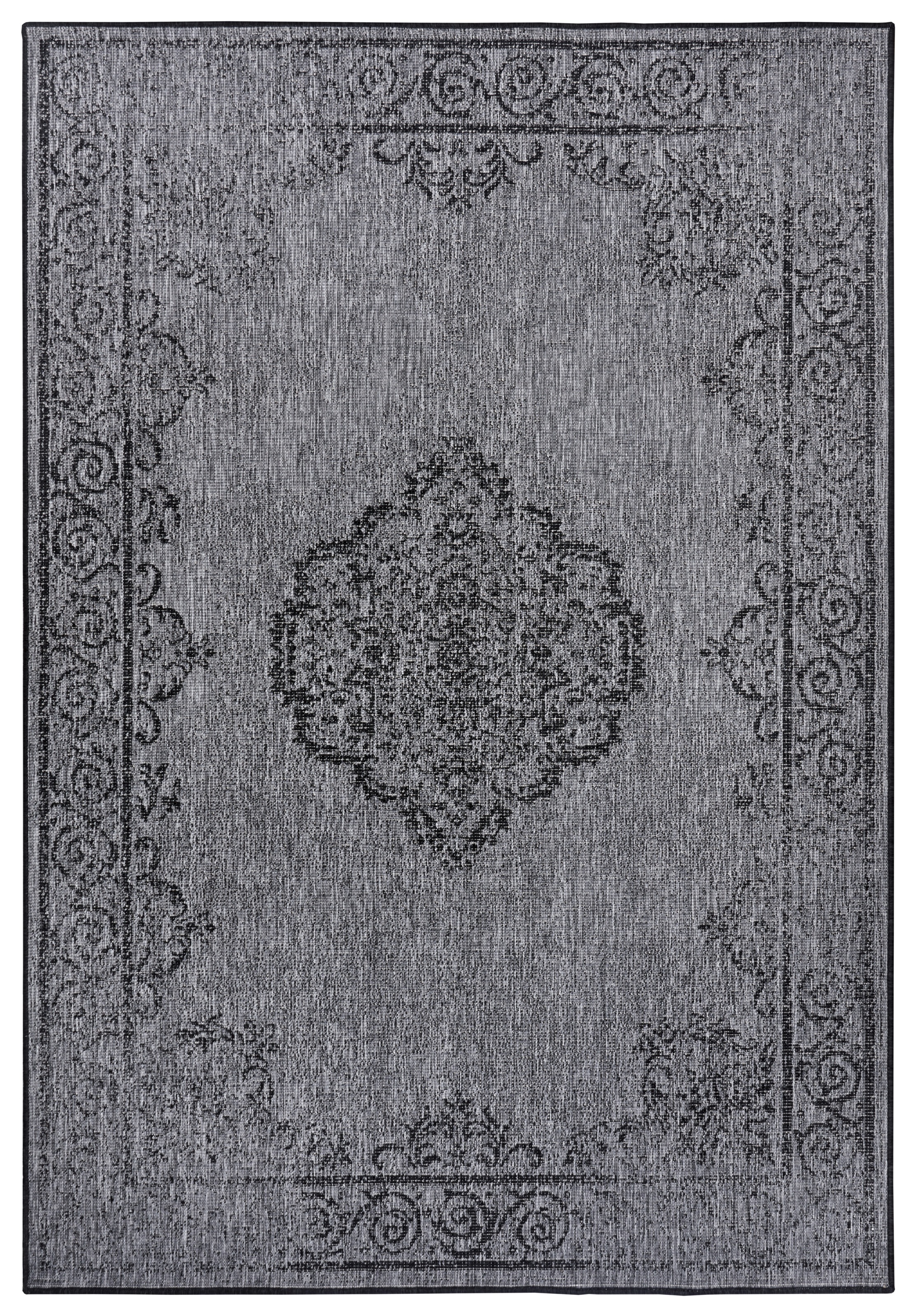NORTHRUGS Teppich »CEBU Wendeteppich«, rechteckig, 5 mm Höhe, In-& Outdoor, Wetterfest, Balkon, Wohnzimmer, Wasserfest, Orientalisch