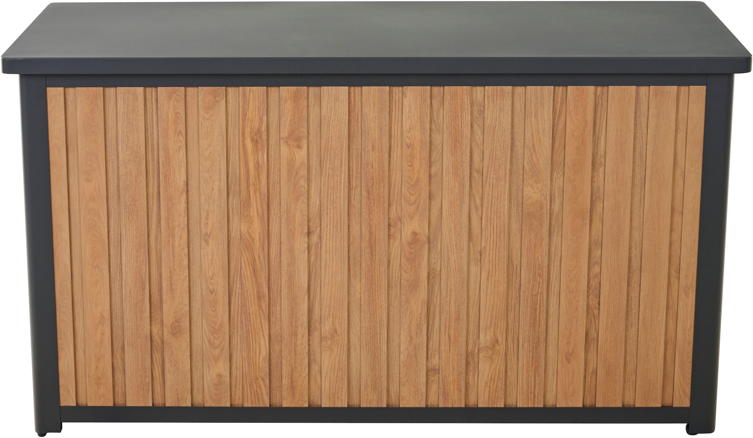 Siena Garden Kissenbox Gestell aus Aluminium, 135x59x75cm woodlook