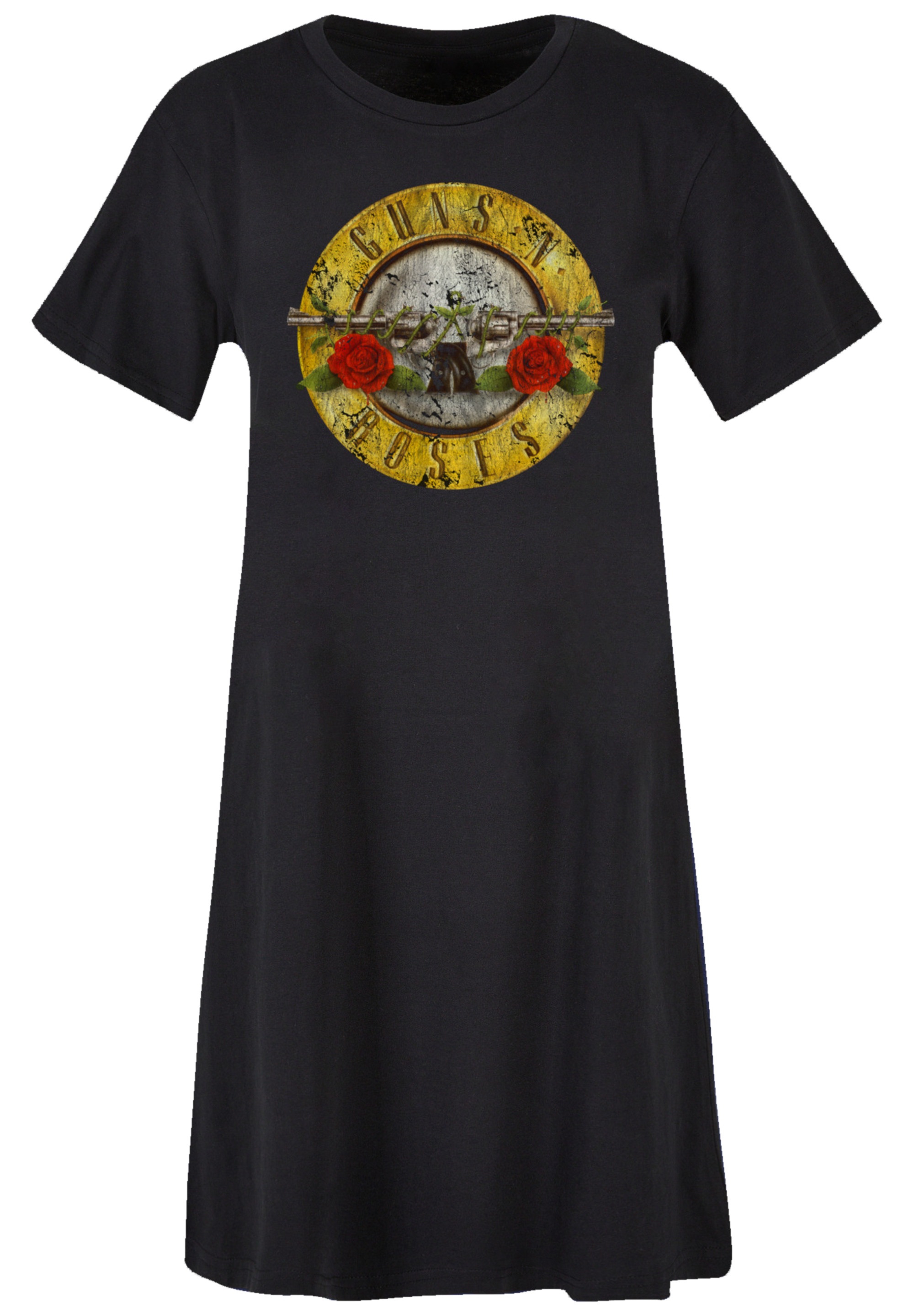 F4NT4STIC Shirtkleid »Guns 'n' Roses Vintage Logo Black«, Premium Qualität