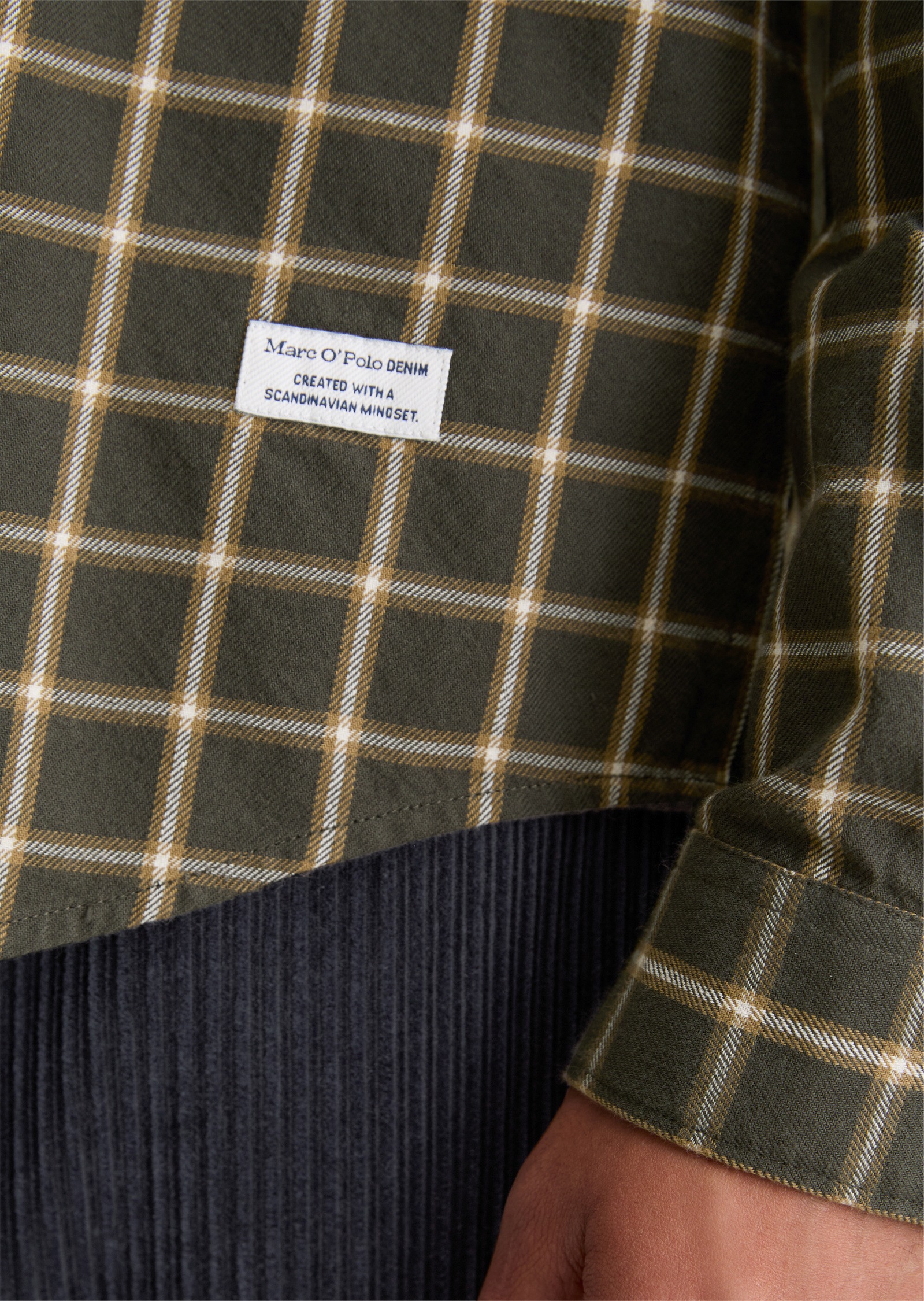 Marc O'Polo DENIM Langarmhemd »aus reiner Bio-Baumwolle«