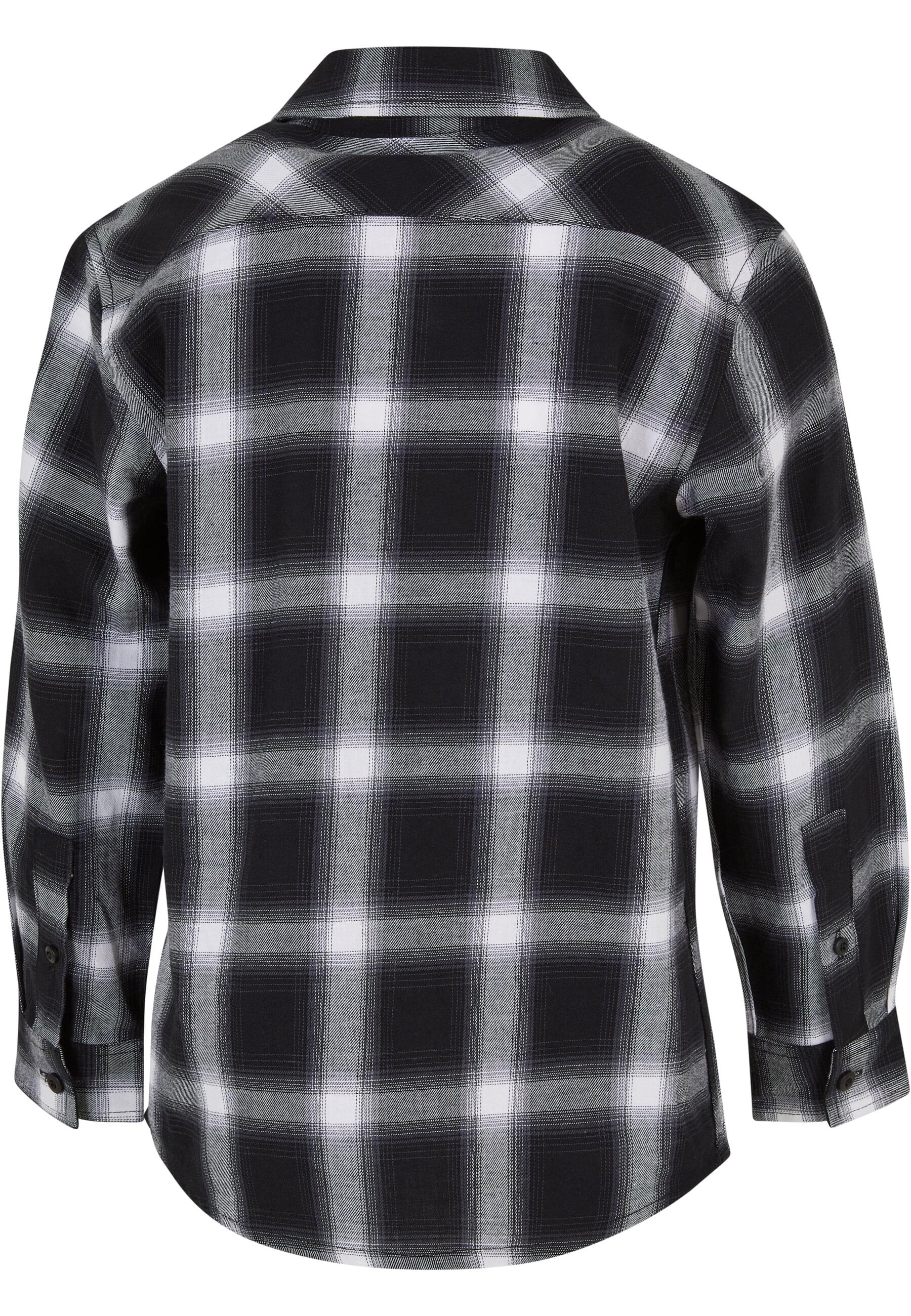 URBAN CLASSICS Langarmshirt »Herren Boys Oversized Checked Shirt«, (1 tlg.)