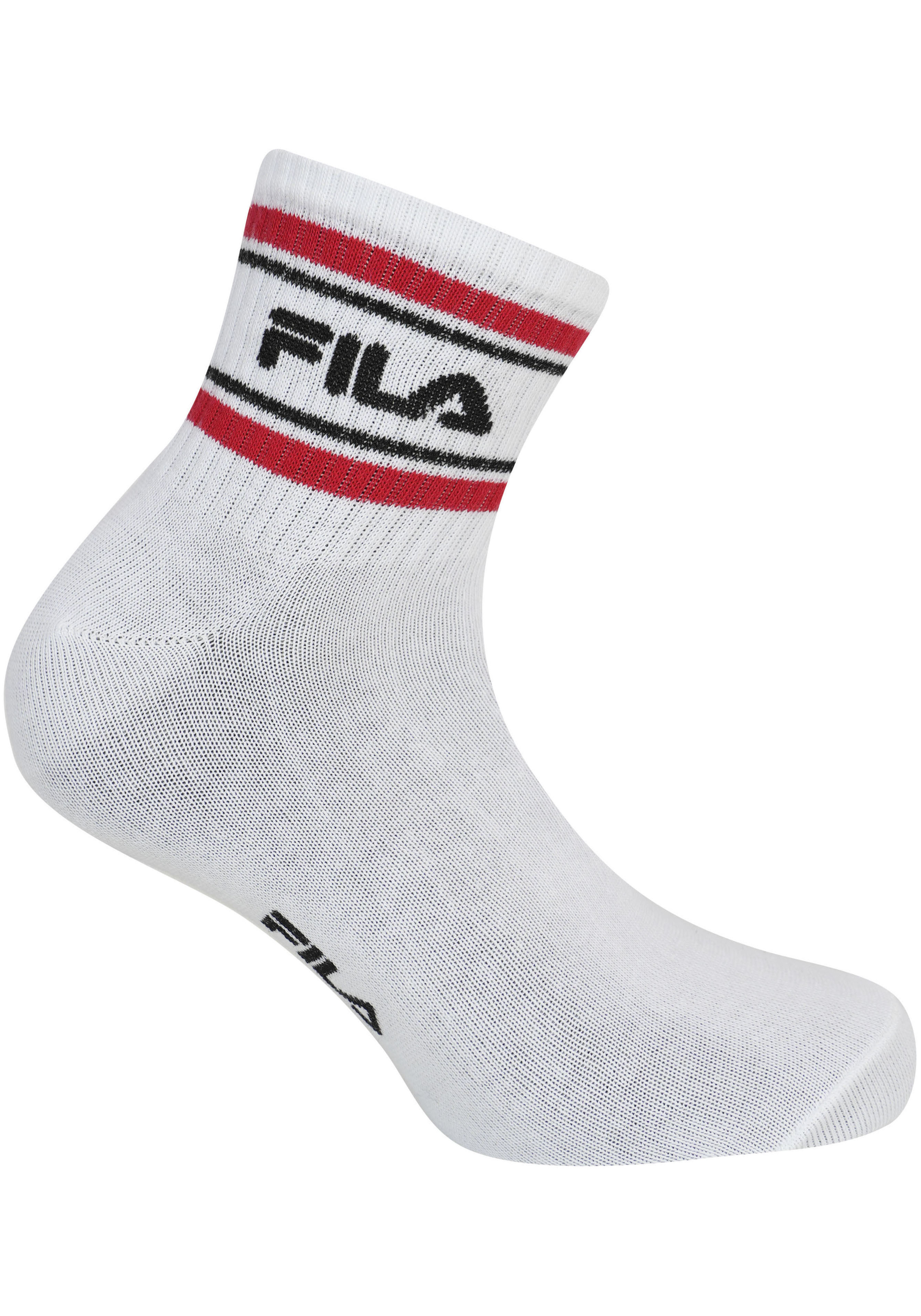 Thumbnail - Fila Freizeitsocken "MAN LIFESTYLE QUARTER SOCKS", (6 Paar), mit auffälligem Logoschriftzug