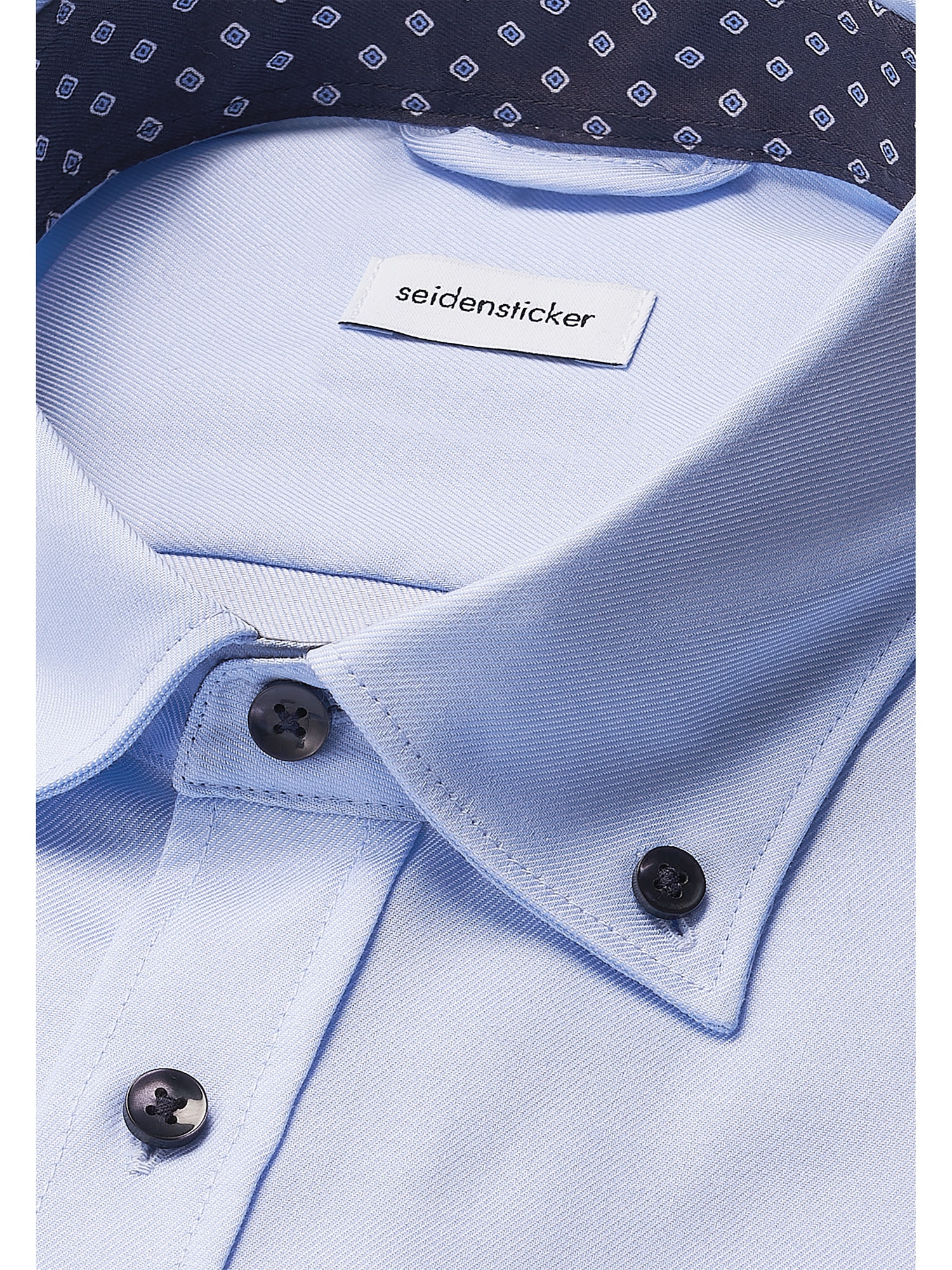 seidensticker Businesshemd »Regular«, Regular 1/1 Button-Down-Kragen Uni