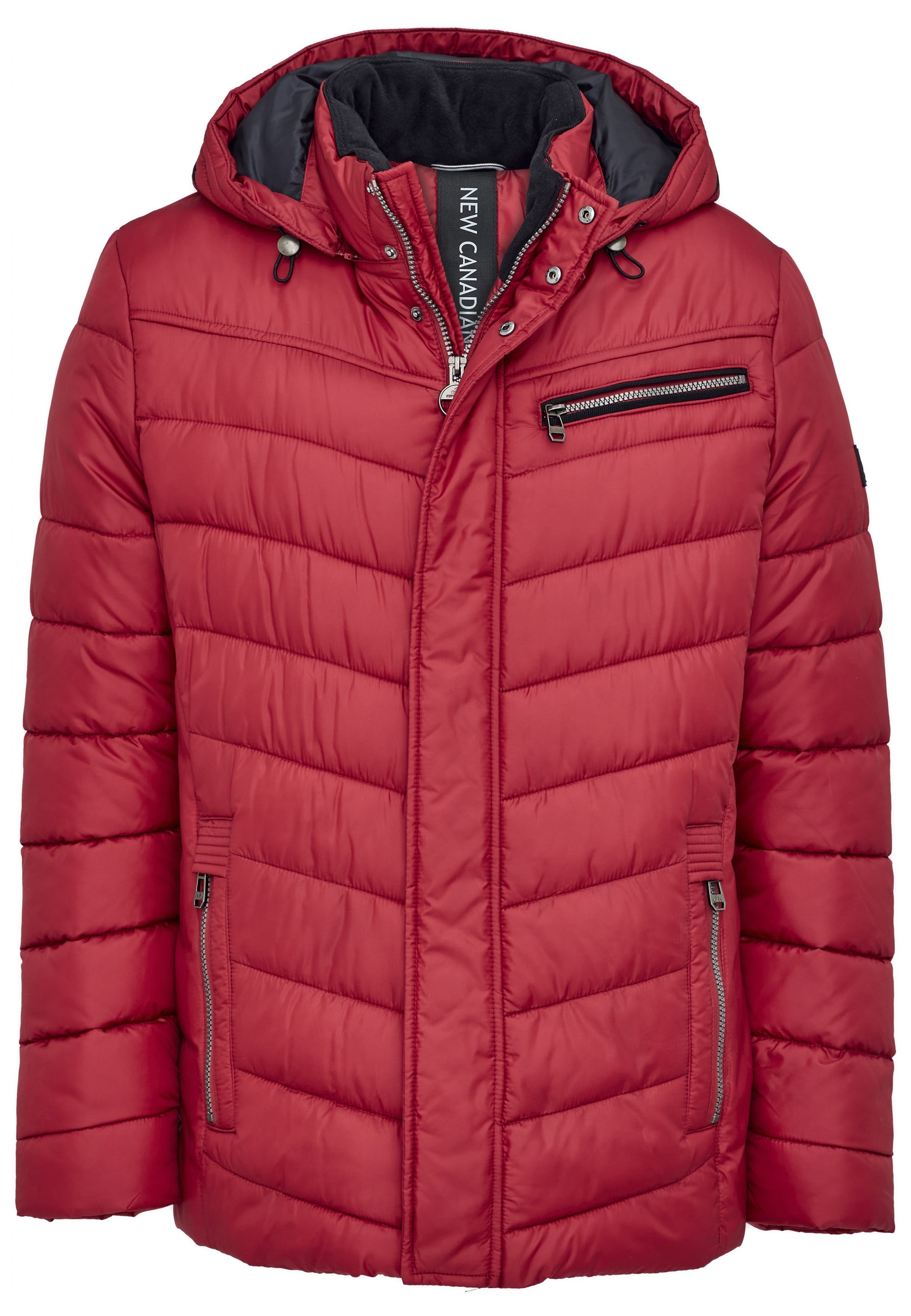 New Canadian Steppjacke, mit Fleece-Einsatz am Innenkragen