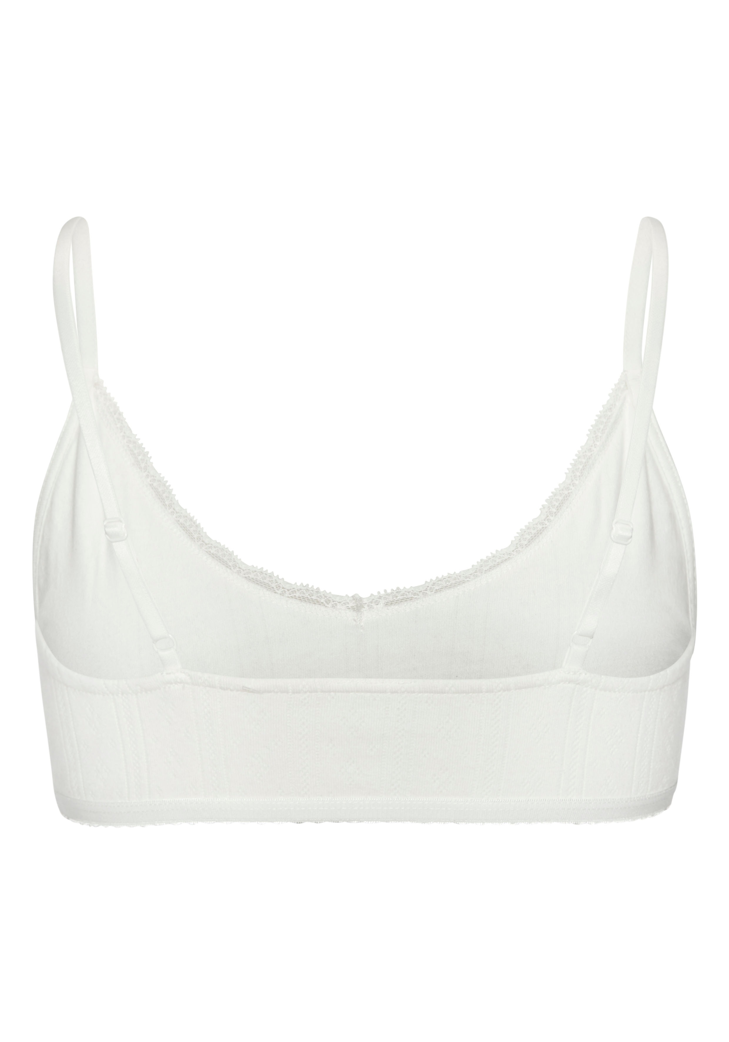 Thumbnail - Vivance Bralette aus weichem Pointelle-Strick mit Spitze
