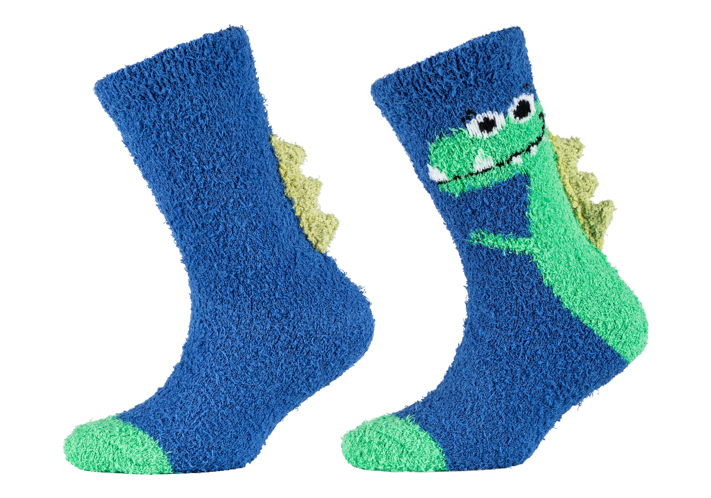 Camano Socken »COSY FANCY APPLICATION SOCKS«, (4 Paar), mit elastischem Bund