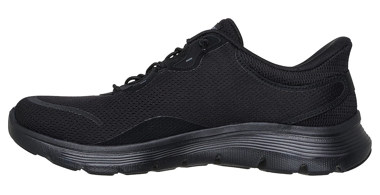 Slip-On Sneaker SKECHERS "Flex Appeal 5.0 - Easy Breezy", Damen, Gr. 42, schwarz, Textil, unifarben, Schuhe, Sportschuh, Freizeitschuh mit Skechers Hands Free Slip-ins 3