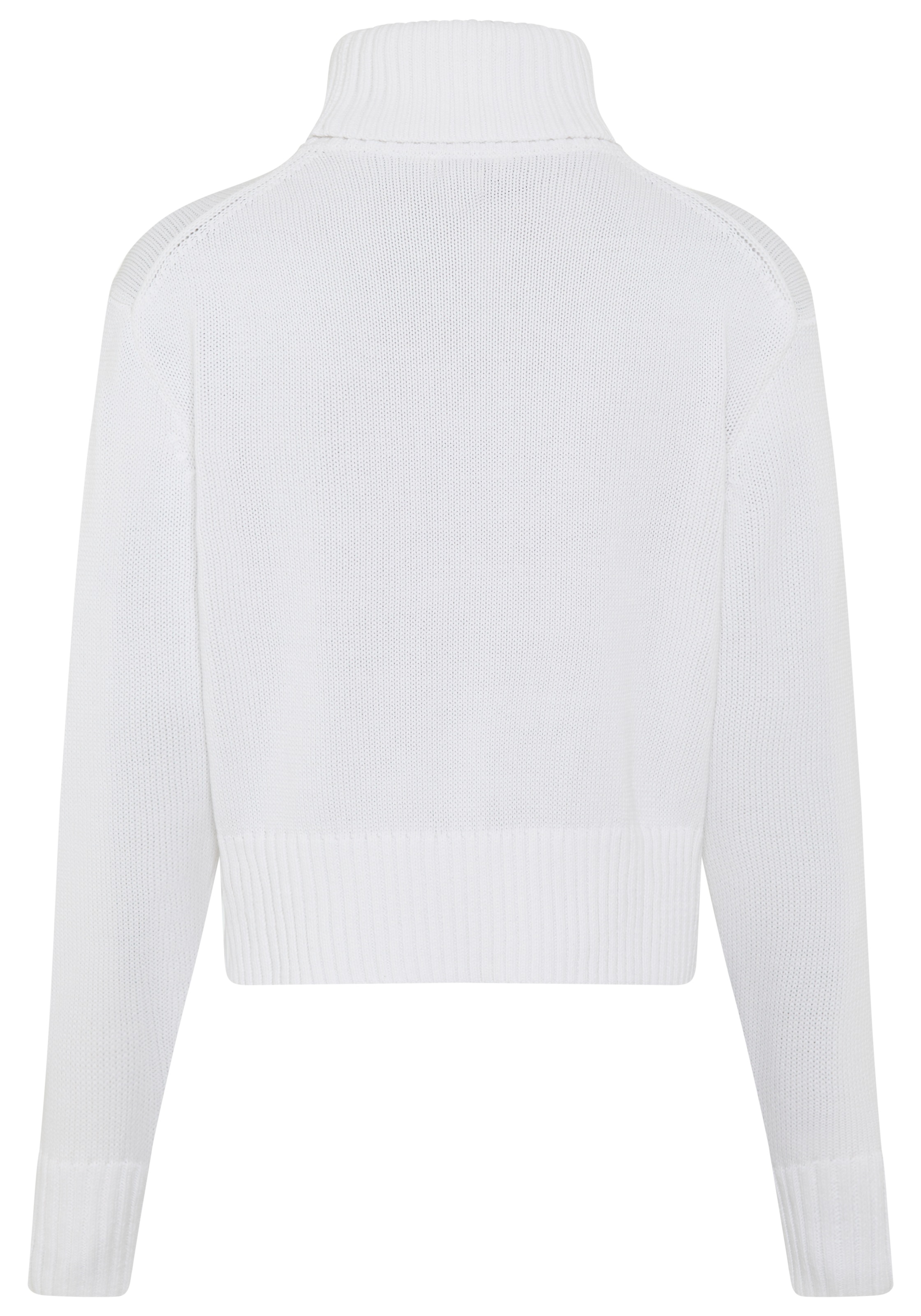 Calvin Klein Jeans Strickpullover, Rollkragen, Logo-Druck günstig online kaufen