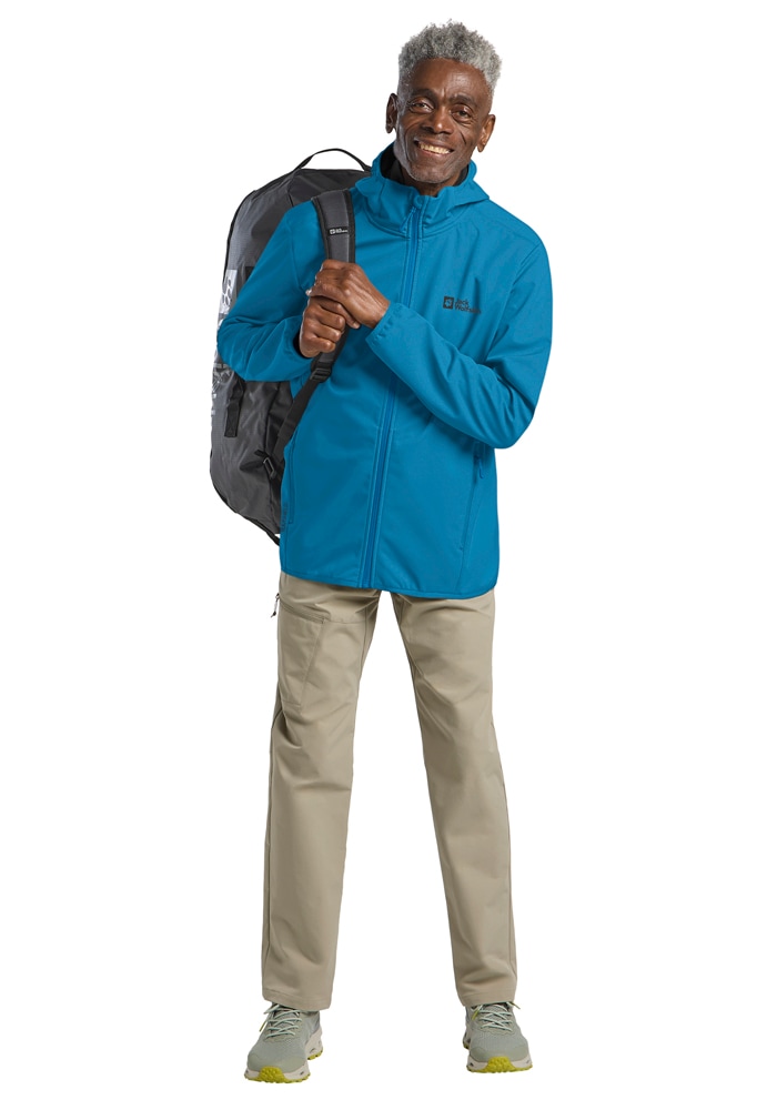 Jack Wolfskin Softshelljacke »BORNBERG HOODY M«, mit Kapuze