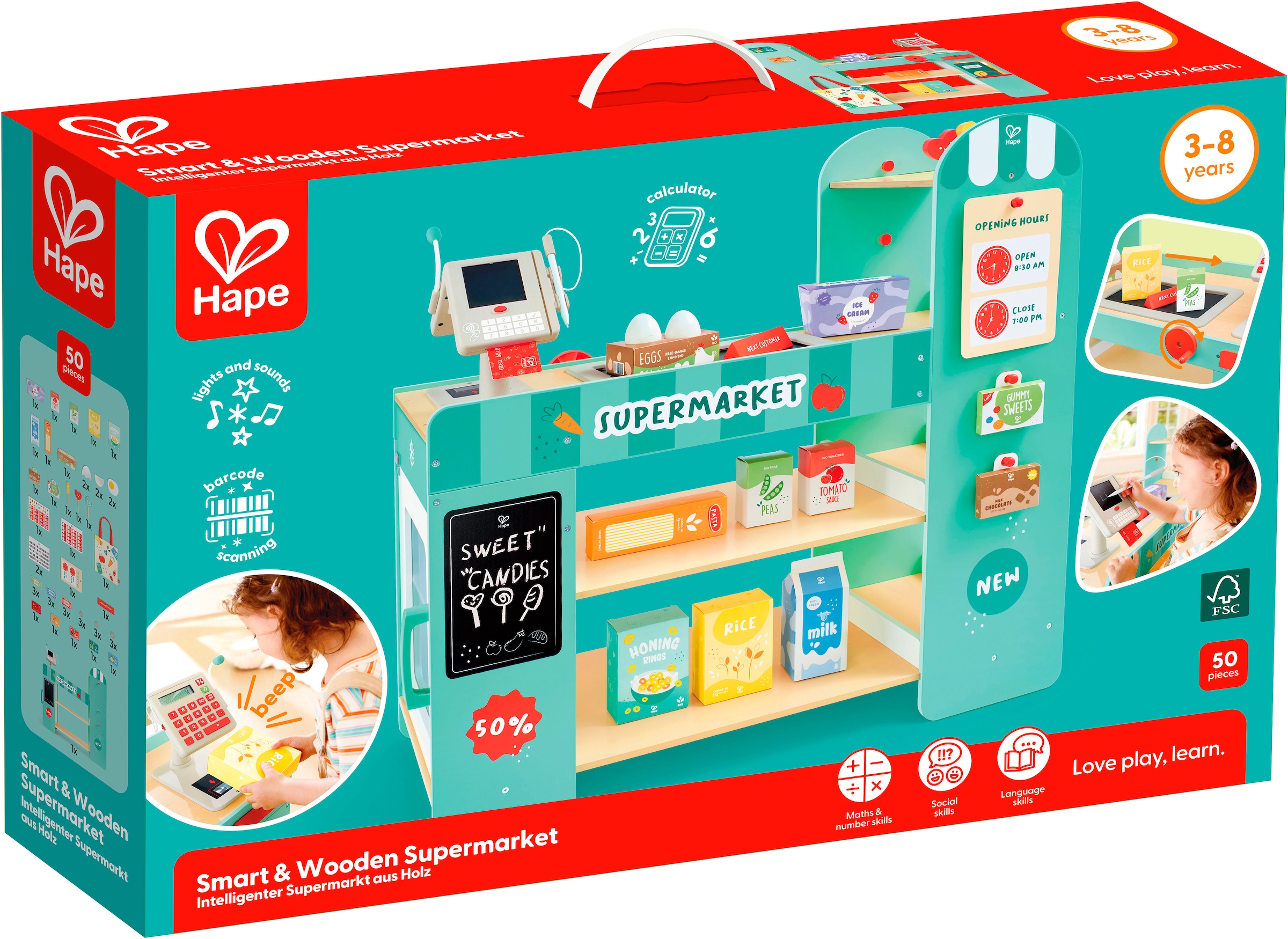 Hape Kaufladen »Intelligenter Supermarkt«