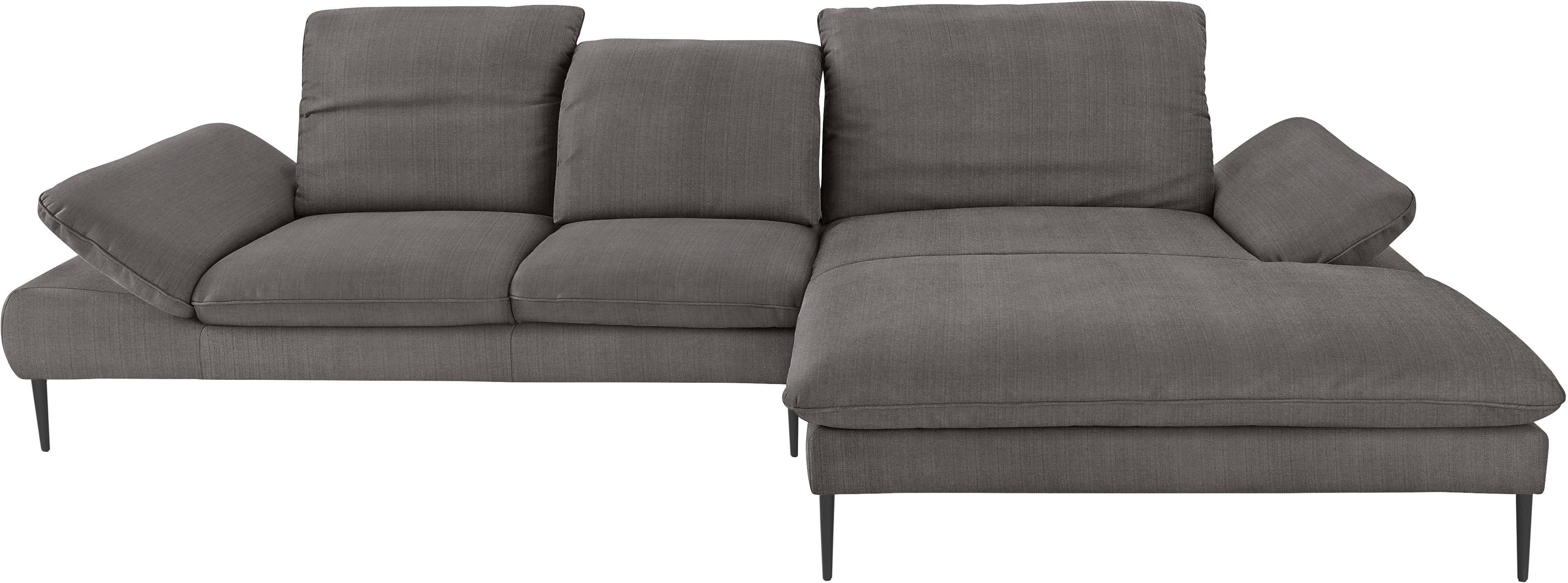 Thumbnail - W.SCHILLIG Ecksofa "enjoy&MORE, Designsofa, bequem, zeitlos und elegant, L-Form" Sitztiefenverstellung, Füße schwarz pul...