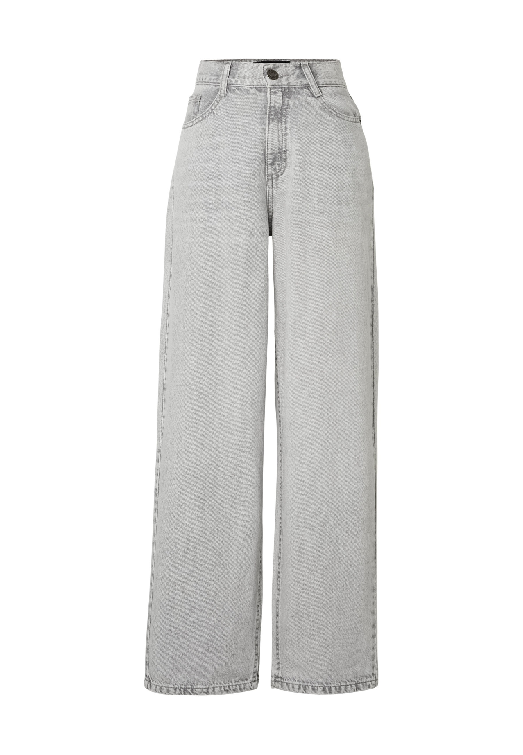 URBAN CLASSICS Bequeme Jeans "Urban Classics Damen Ladies High Waist 90´S Wide Leg Denim Pants" 1
