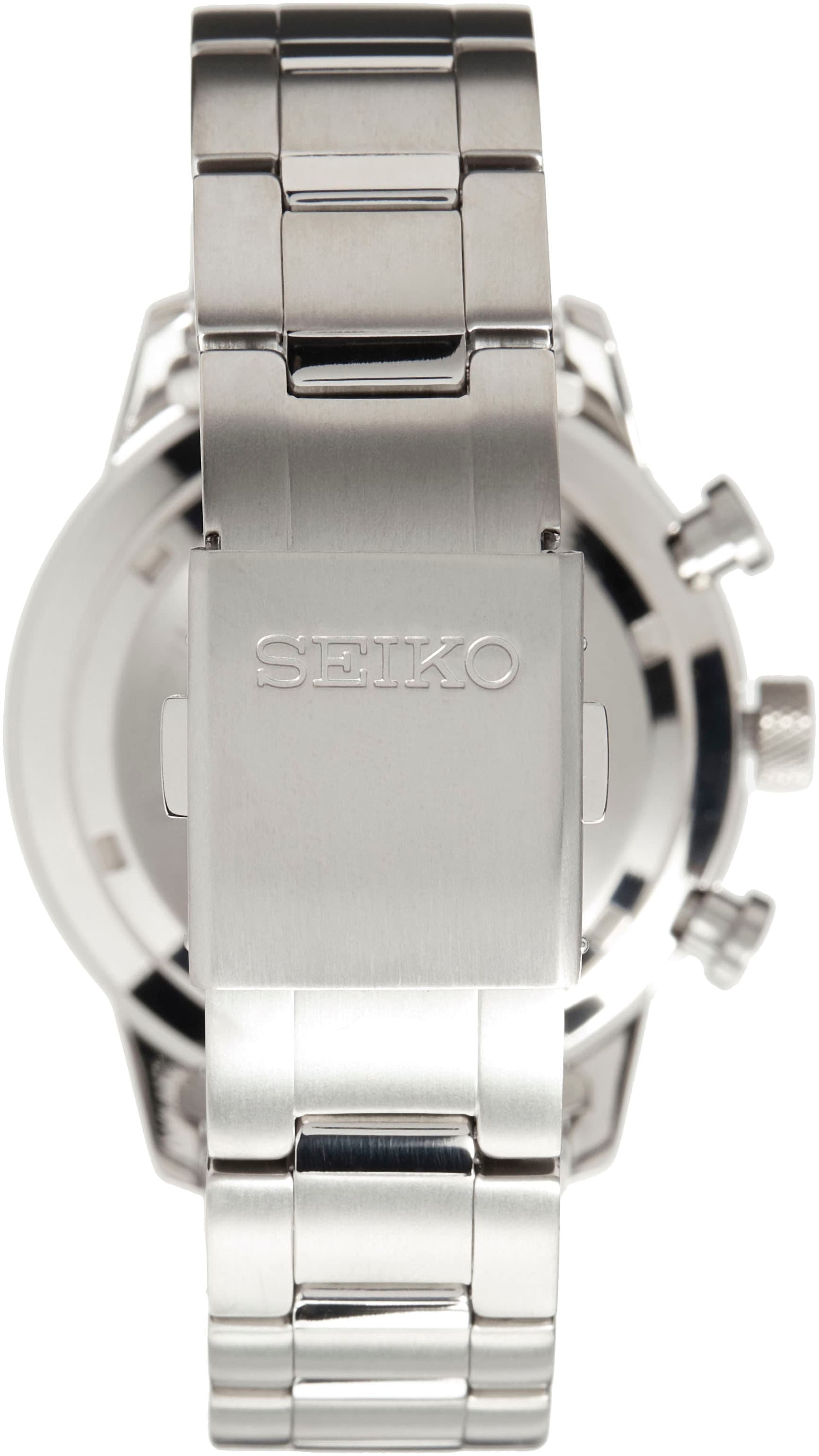 Seiko Chronograph »SSB387P1«, Armbanduhr, Quarzuhr, Herrenuhr, Datum, Stoppfunktion, Titan