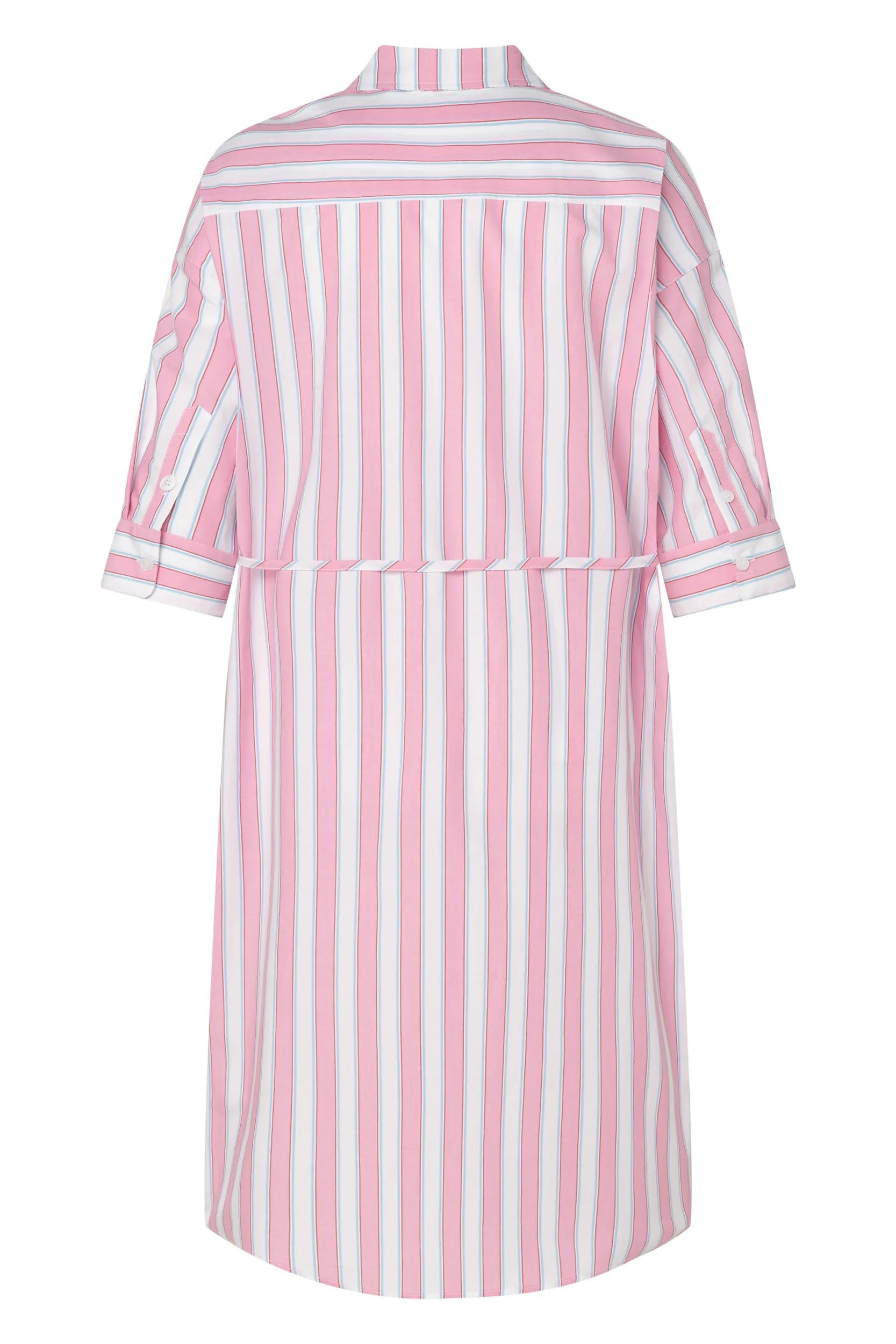 Joop Jeans Hemdblusenkleid "Dua" Brusttasche klassische H-Linie, im Streife günstig online kaufen