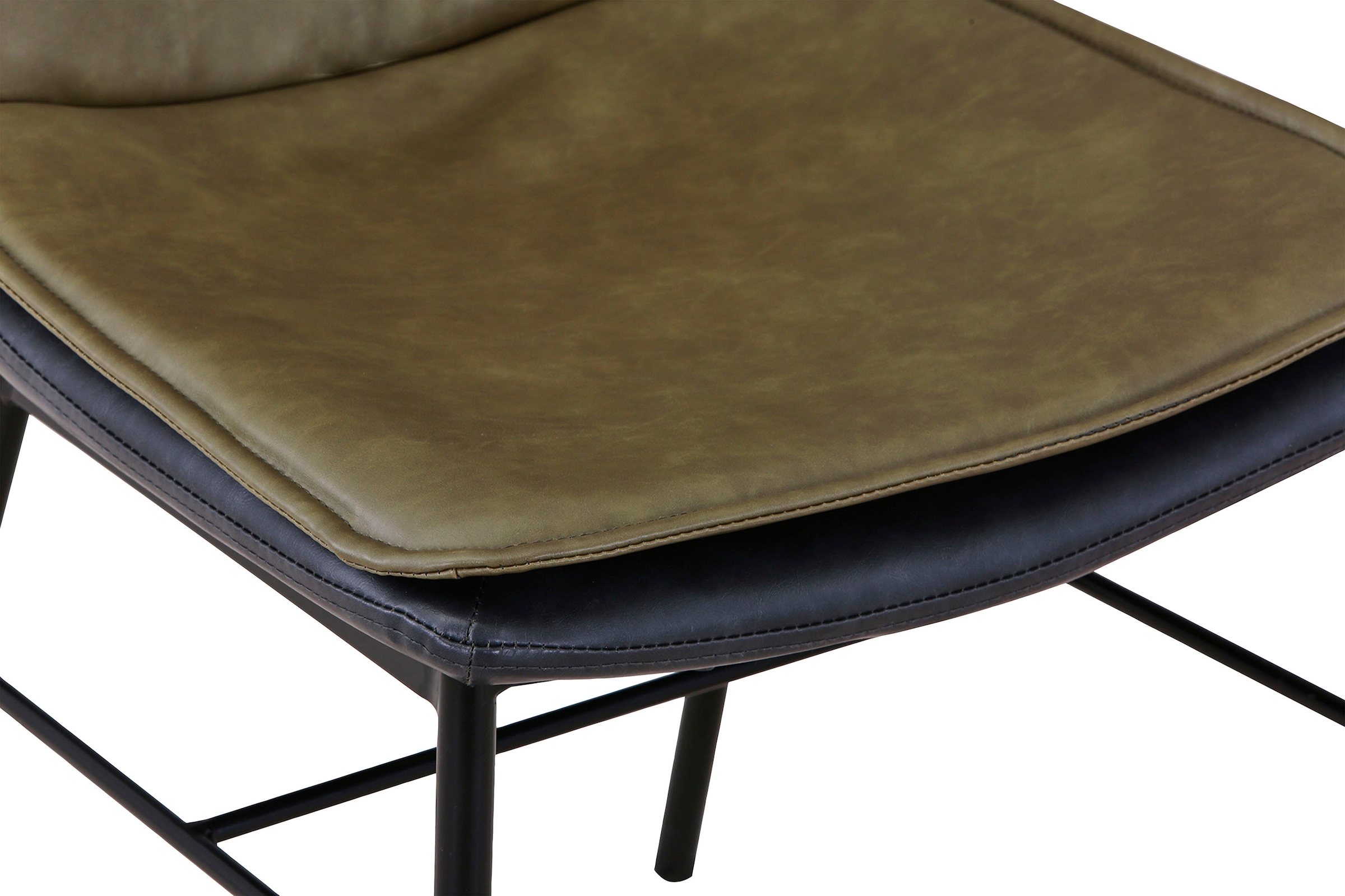 Kayoom Polstergarnitur »Stuhl Brady 125 2er-Set und Eisenfuß« Set, 2 Stk. tlg. pflegeleicht, bequem, bequemes Sitzerlebnis