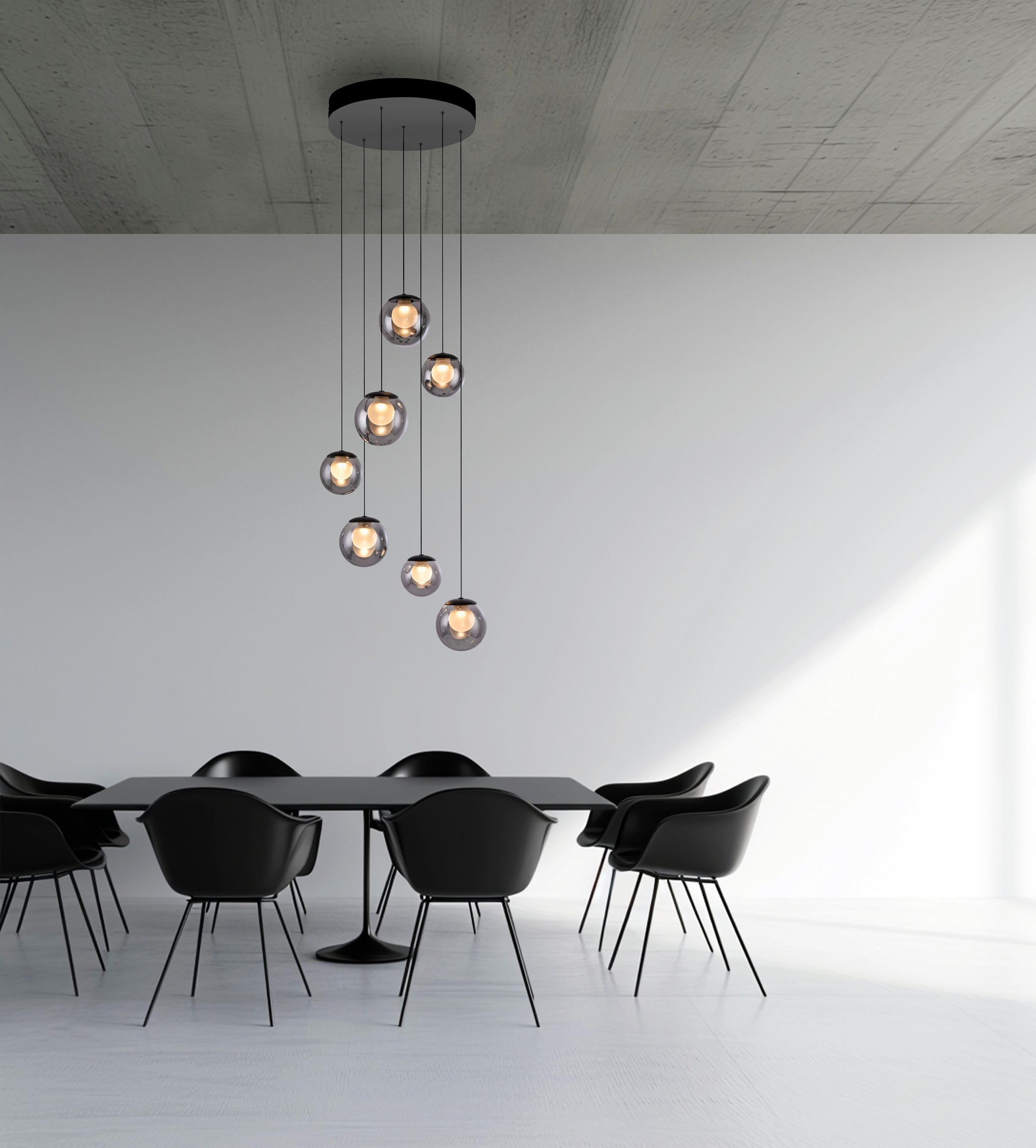 Neuhaus PURE LED Pendelleuchte »PURE Popup« LED-Board 1 Stk. warmweiß - kaltweiß Comfort Lift, CCT, dimmbar über Fernbedienung