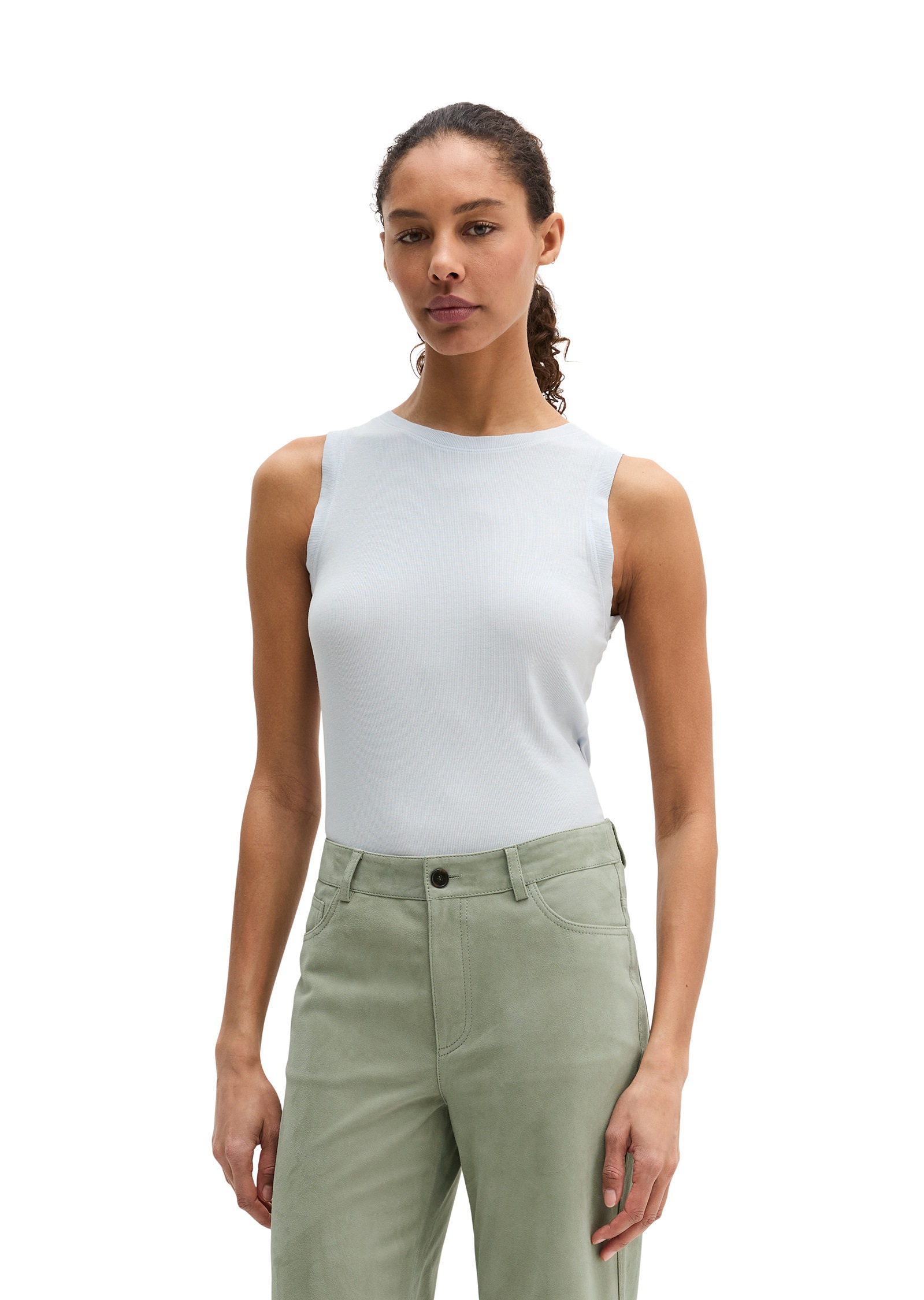 Marc OPolo T-Shirt "aus Rippjersey" günstig online kaufen