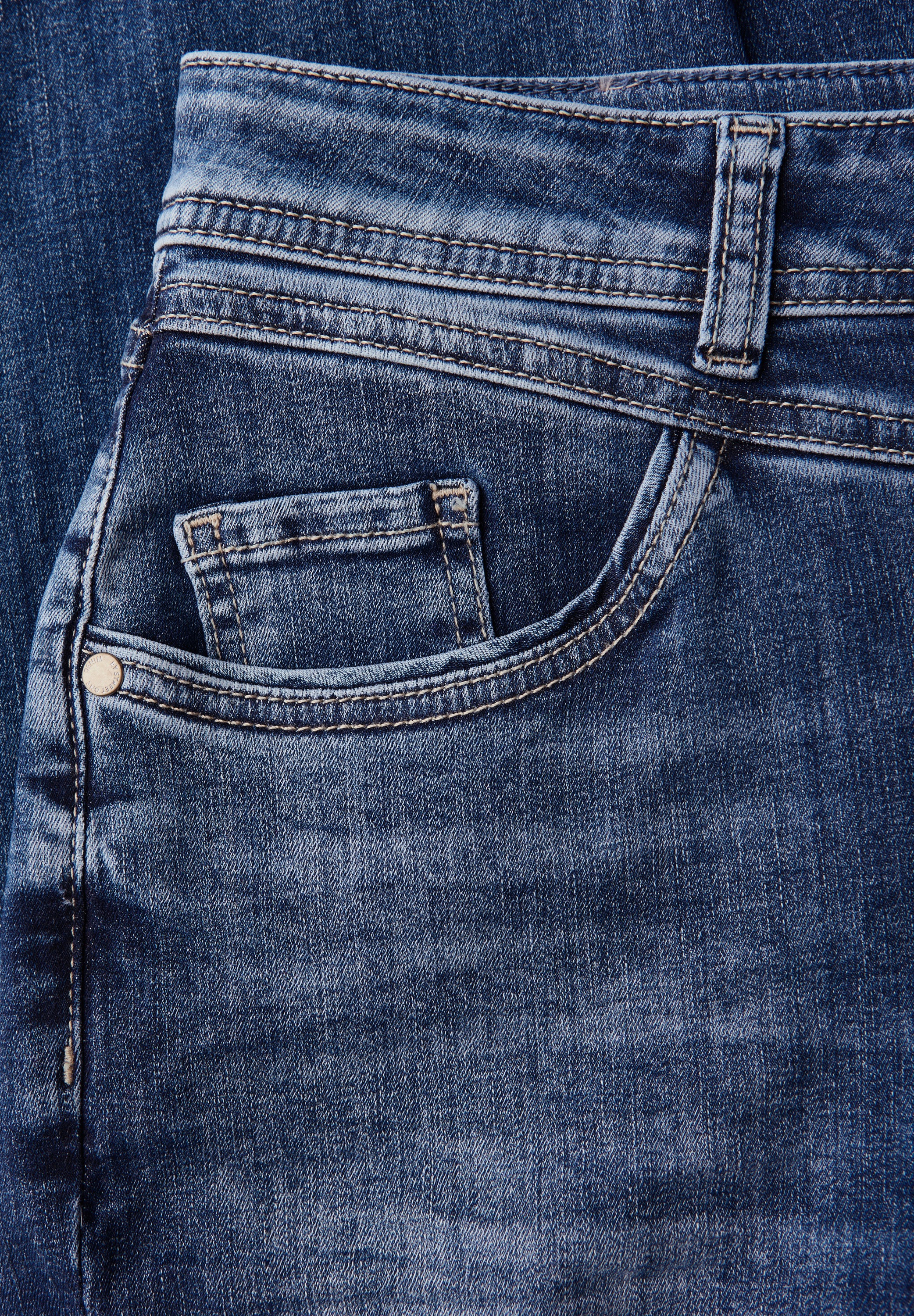 STREET ONE Comfort-fit-Jeans, High Waist
