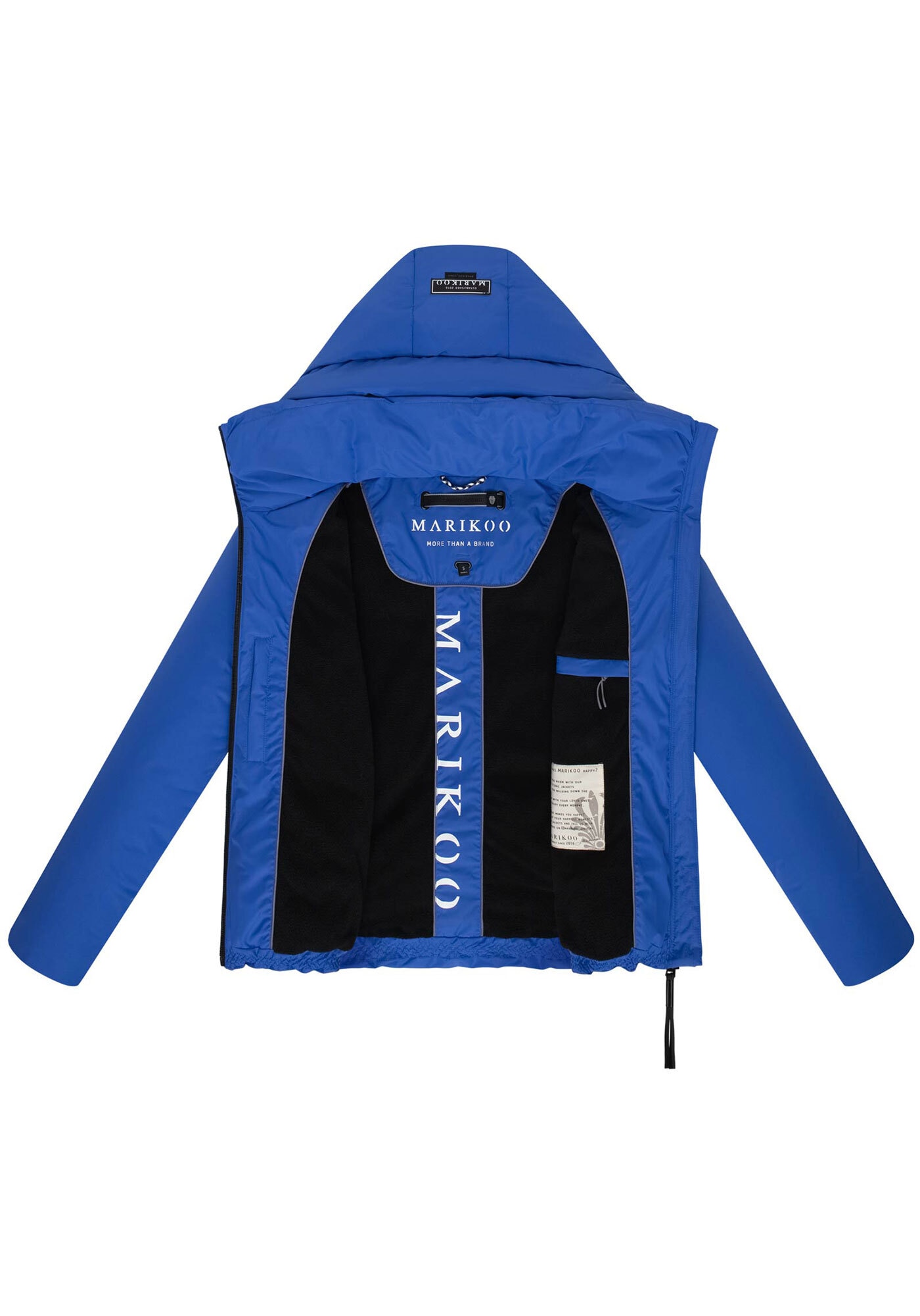 Marikoo Winterjacke »Ninikaa«, kurze Winter Jacke mit extra hohem Windschutzkragen