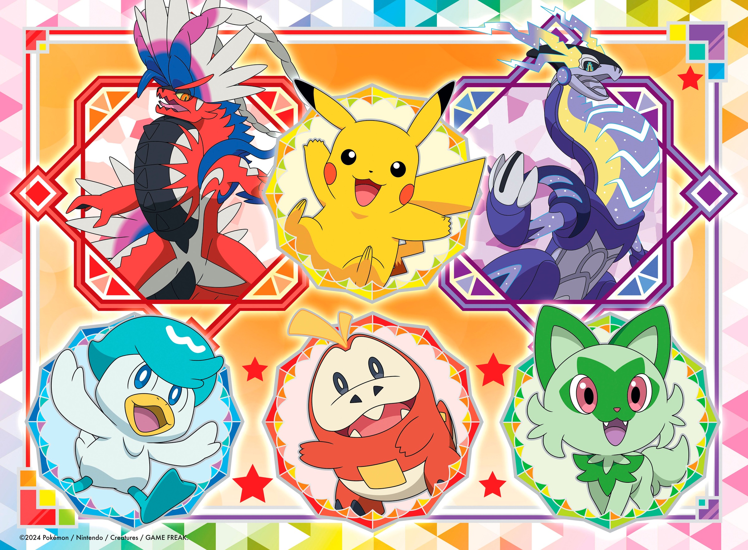 Ravensburger Puzzle »Pokémon Karmesin und Purpur«, (100 tlg.), 100 XXL-Teile; Made in Germany
